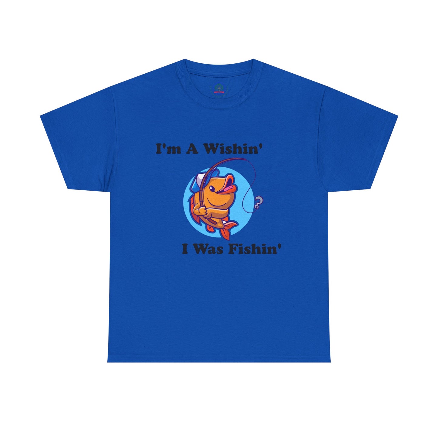 Funny Fishing T-Shirt, I'm A Wishin' I Was Fishin', Unisex Soft Tee, Fisherman