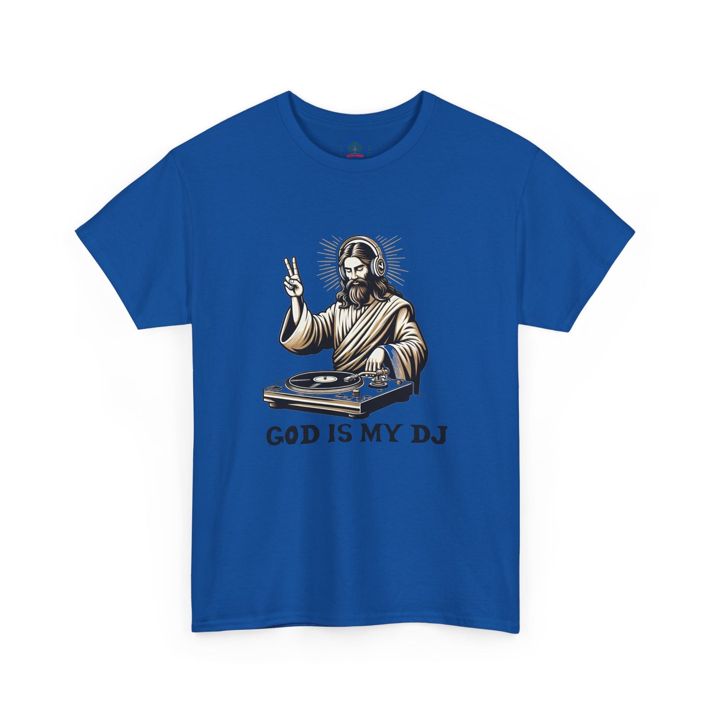 God is My DJ Funny Music Lover Gift Unisex Tee, Christian Humor Shirt, Softstyle T-Shirt