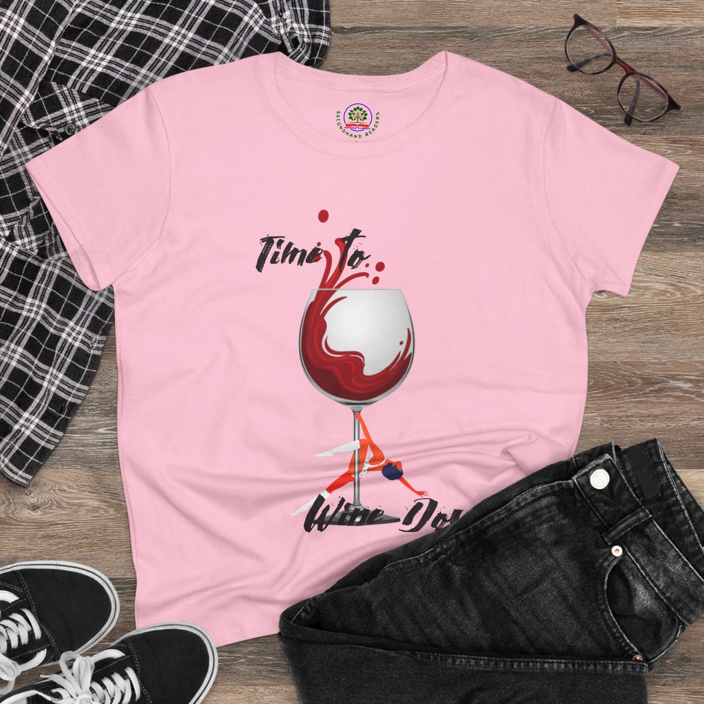 Wine Down Tee, Funny Wine Lovers Shirt, Pole Dancer T-shirt, Wine Lover Gift