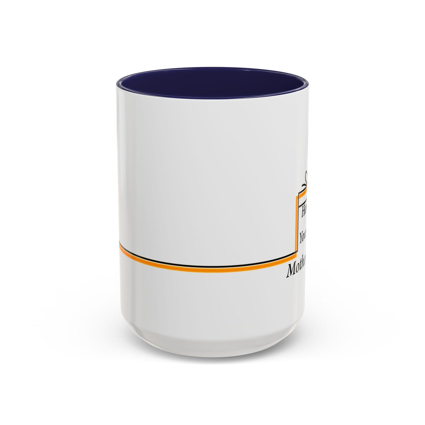 Accent Mug, Funny Novelty Cup for Coffee Lovers, Here is your Gift Motherf*cker