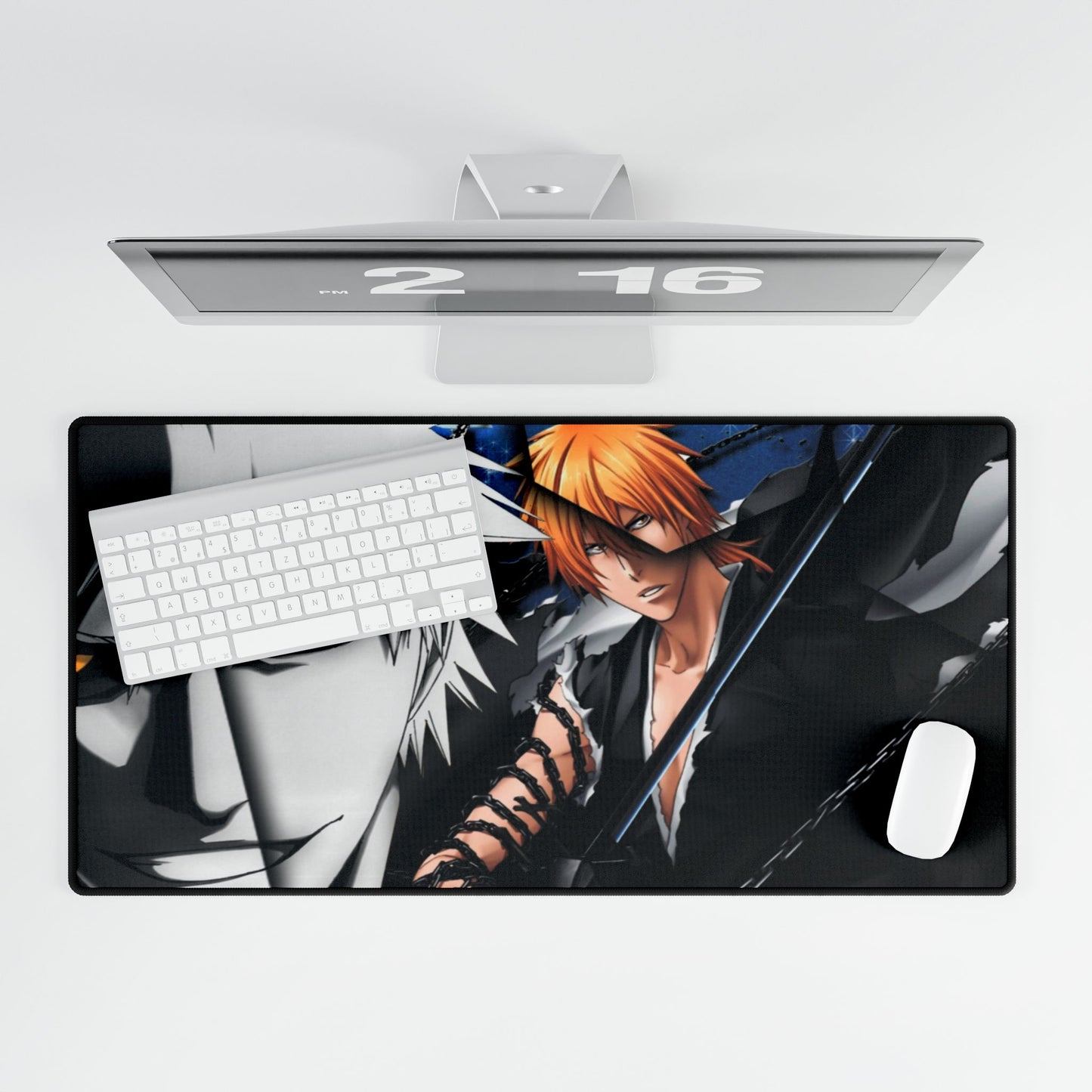 Anime Desk Mat, Bleach Thousand Year Blood War Playmat, MTG TCG, Gamer, Ichigo