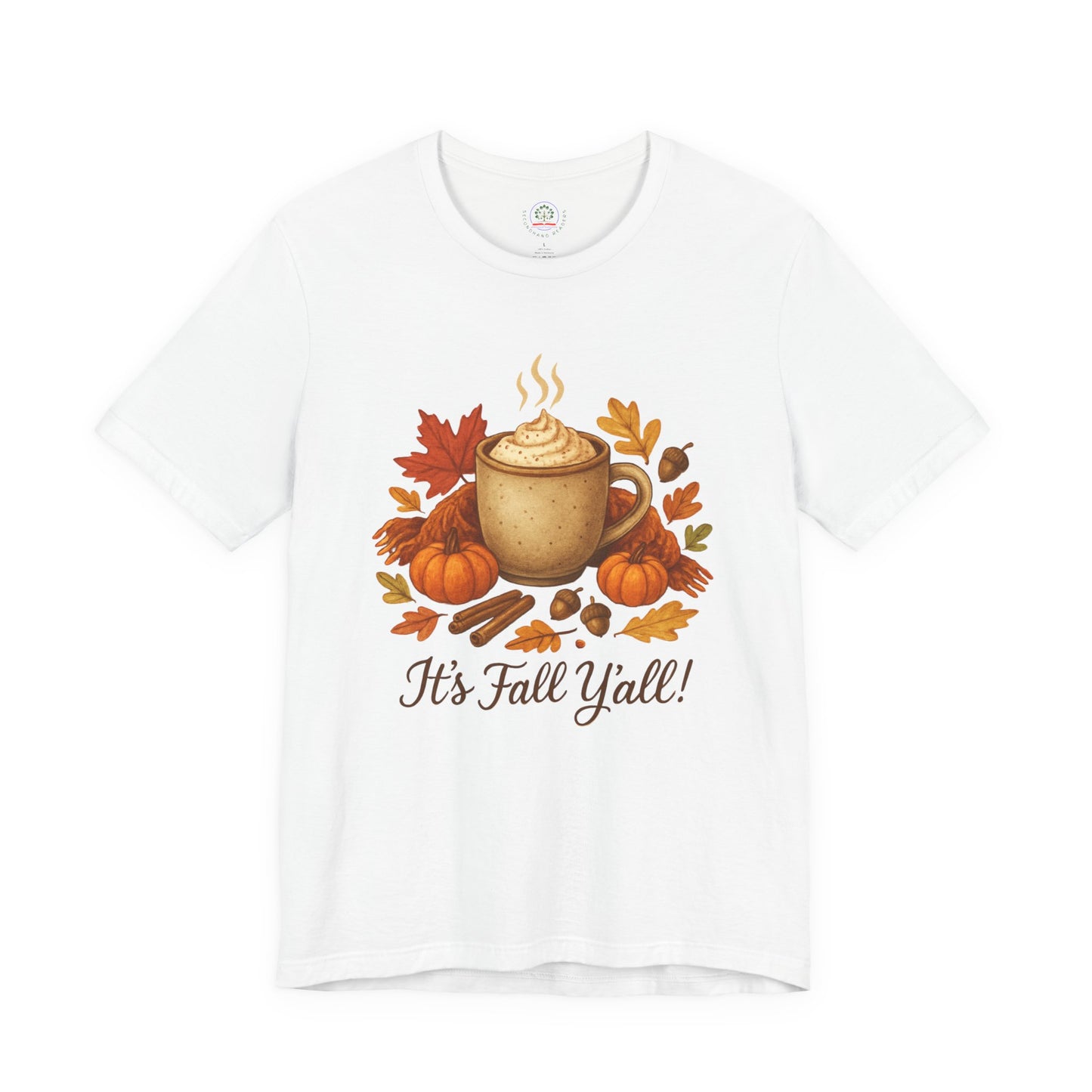Fall Vibes Unisex Tee, It's Fall Y'all Autumn Shirt, Southern Accent T-Shirt