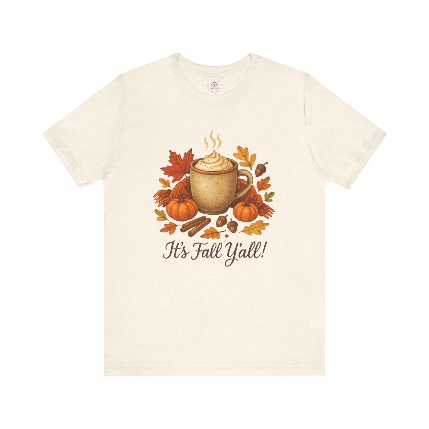 Fall Vibes Unisex Tee, It's Fall Y'all Autumn Shirt, Southern Accent T-Shirt