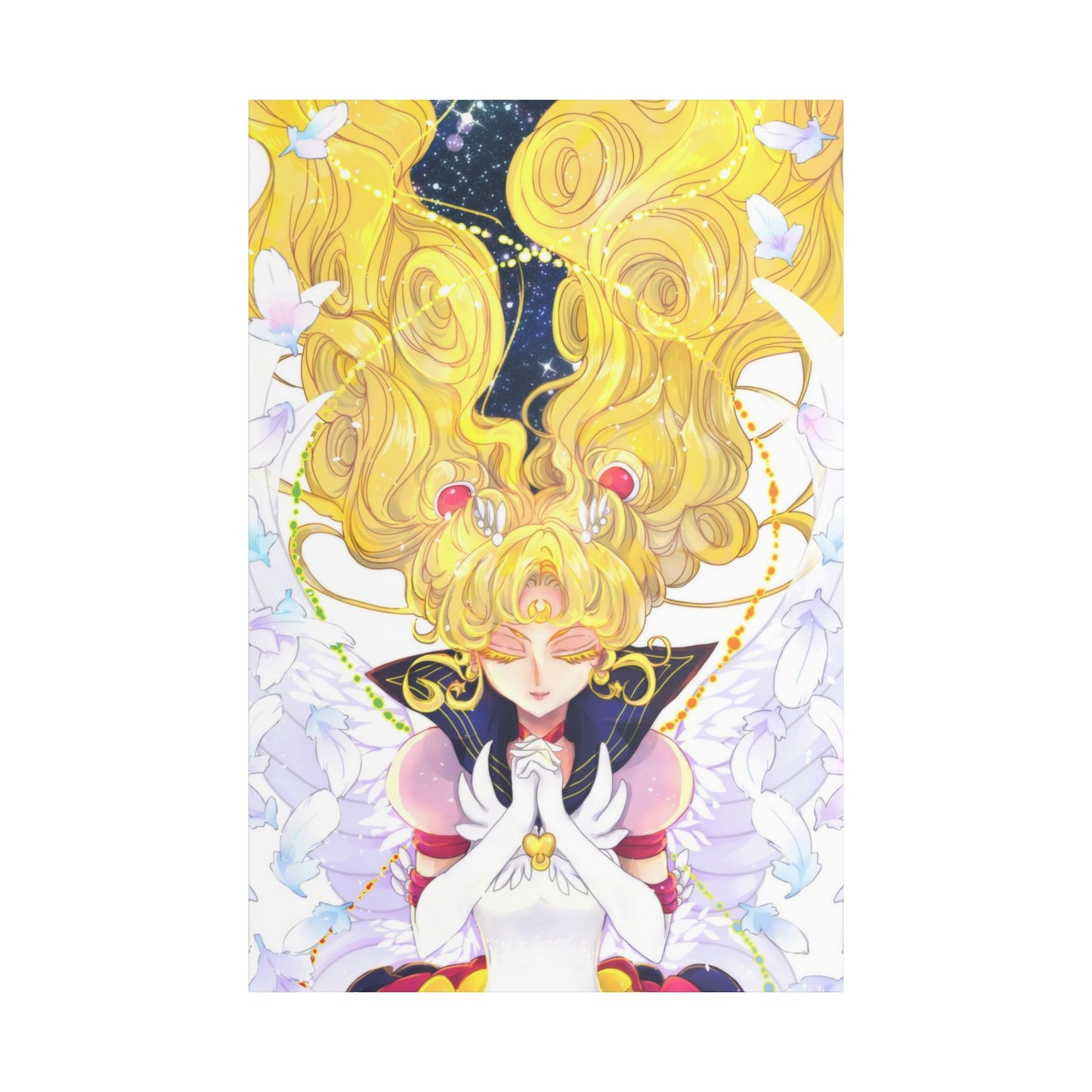 Anime Canvas, Eternal Sailor Moon Wall Art, Satin Print, Stretched Painting