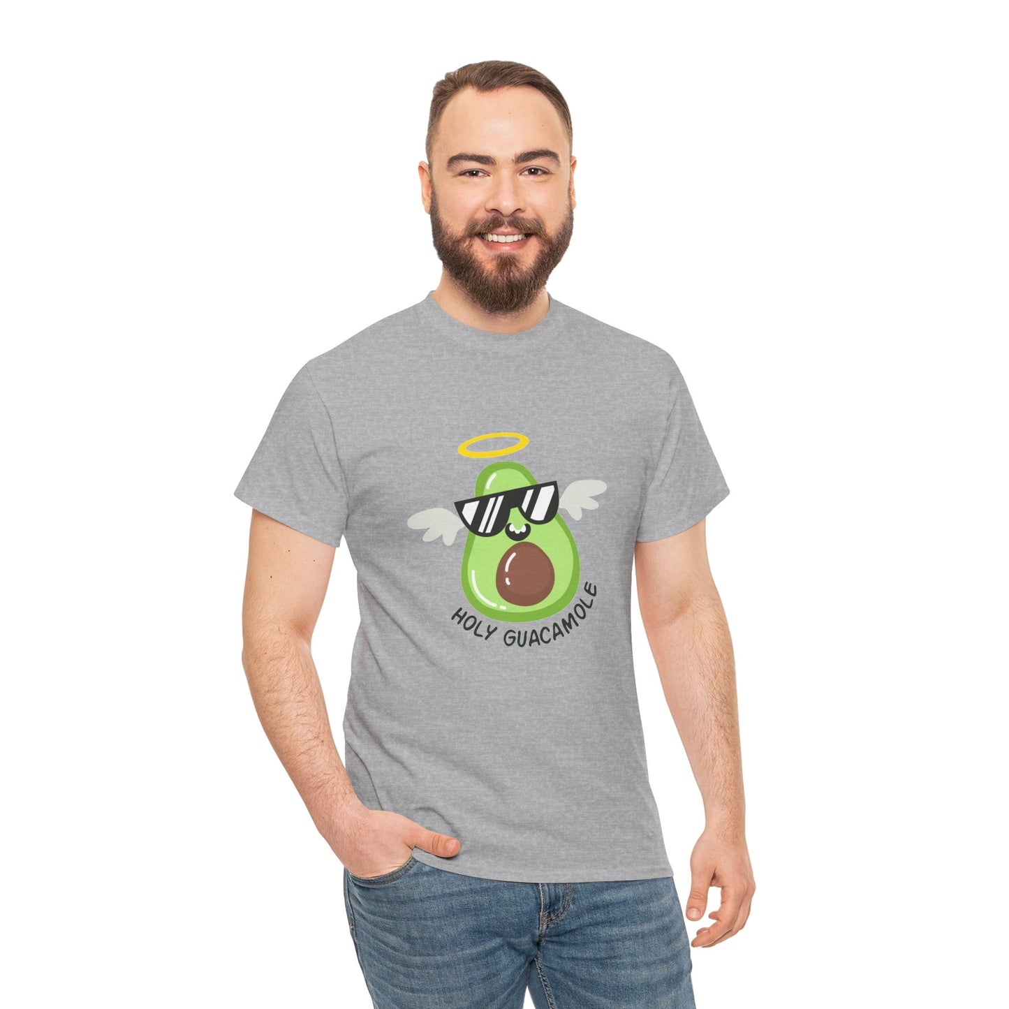 Holy Guacamole Avocado Tee, Unisex T-Shirt for Foodies, Casual Wear, Summer