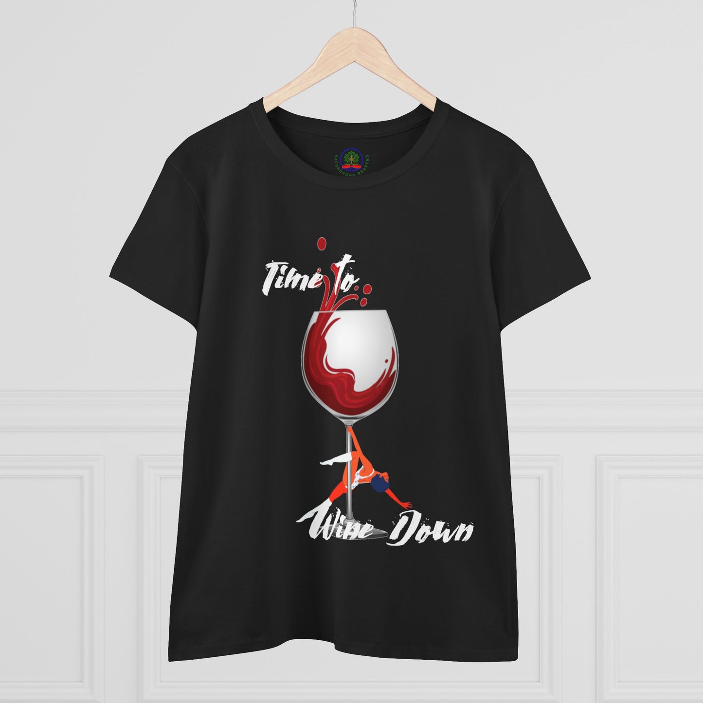 Wine Down Tee, Funny Wine Lovers Shirt, Pole Dancer T-shirt, Wine Lover Gift