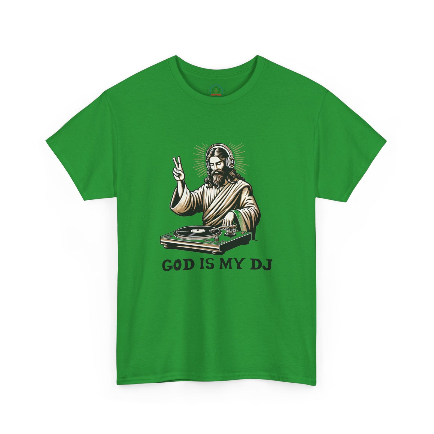 God is My DJ Funny Music Lover Gift Unisex Tee, Christian Humor Shirt, Softstyle T-Shirt