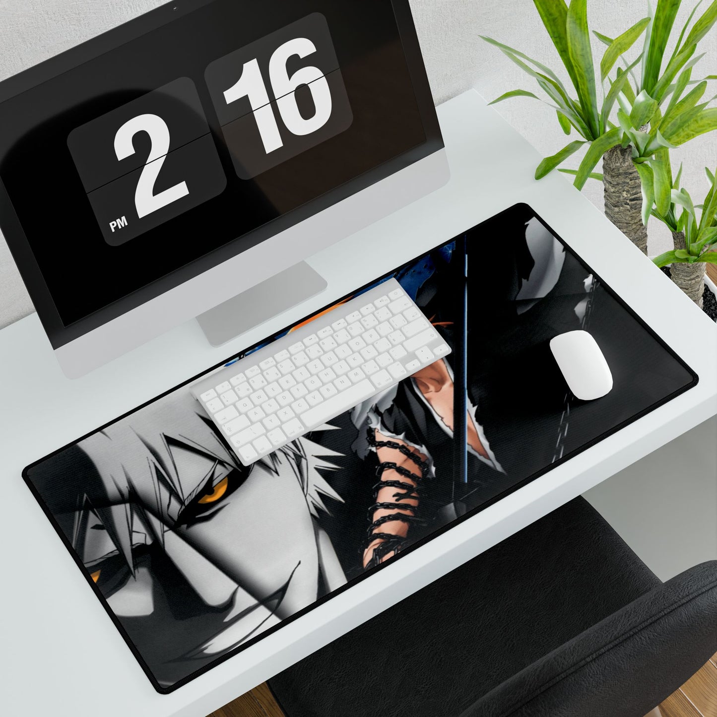 Anime Desk Mat, Bleach Thousand Year Blood War Playmat, MTG TCG, Gamer, Ichigo
