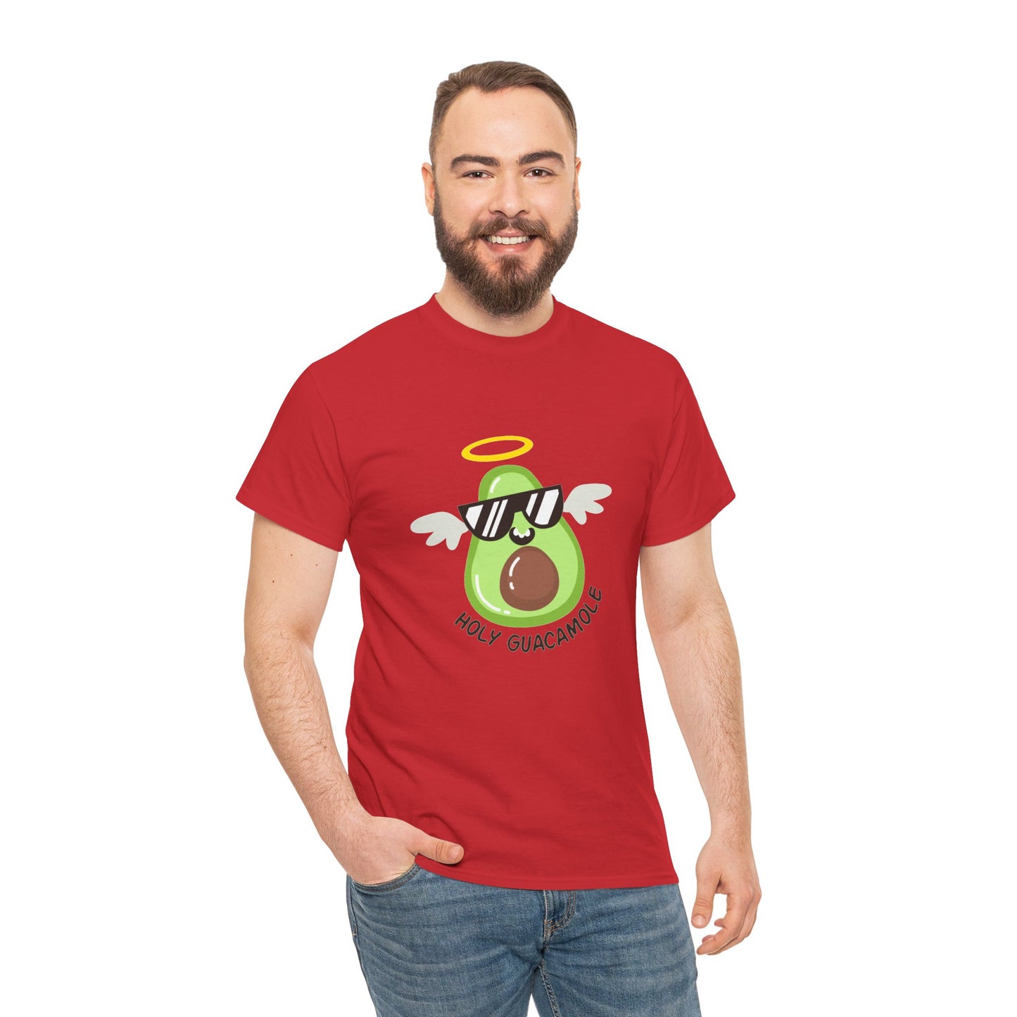 Holy Guacamole Avocado Tee, Unisex T-Shirt for Foodies, Casual Wear, Summer
