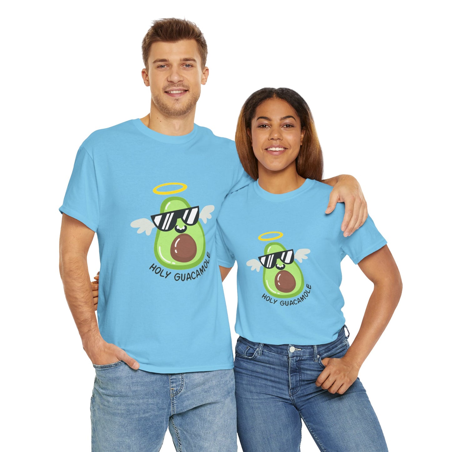 Holy Guacamole Avocado Tee, Unisex T-Shirt for Foodies, Casual Wear, Summer