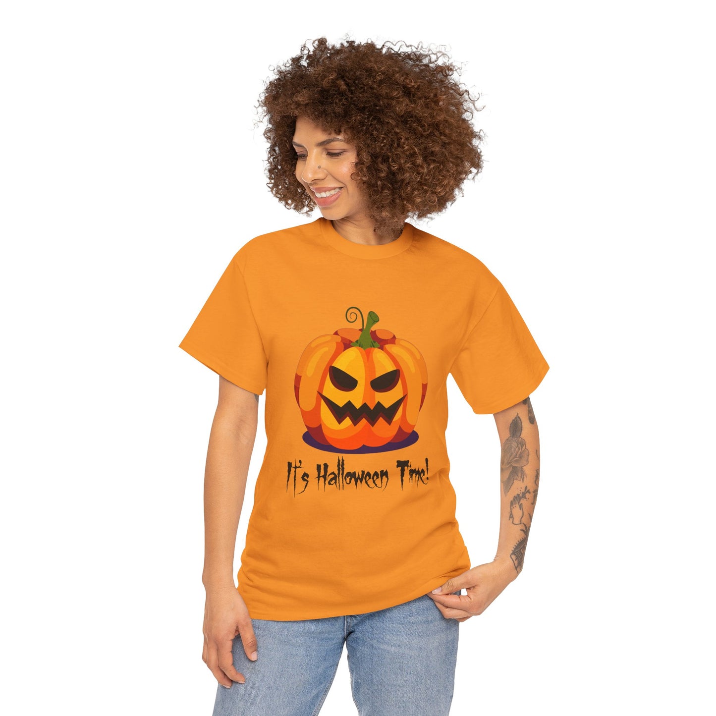 Halloween Pumpkin Tee, Unisex Shirt, Fall Apparel, Spooky Gift, Halloween Time