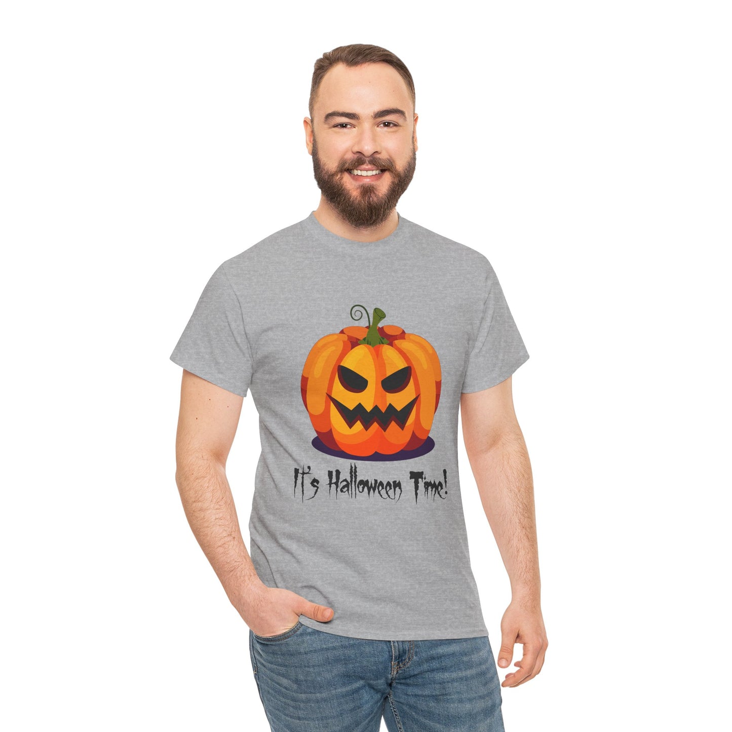 Halloween Pumpkin Tee, Unisex Shirt, Fall Apparel, Spooky Gift, Halloween Time