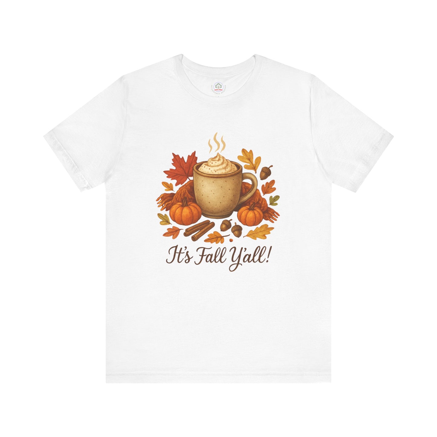 Fall Vibes Unisex Tee, It's Fall Y'all Autumn Shirt, Southern Accent T-Shirt