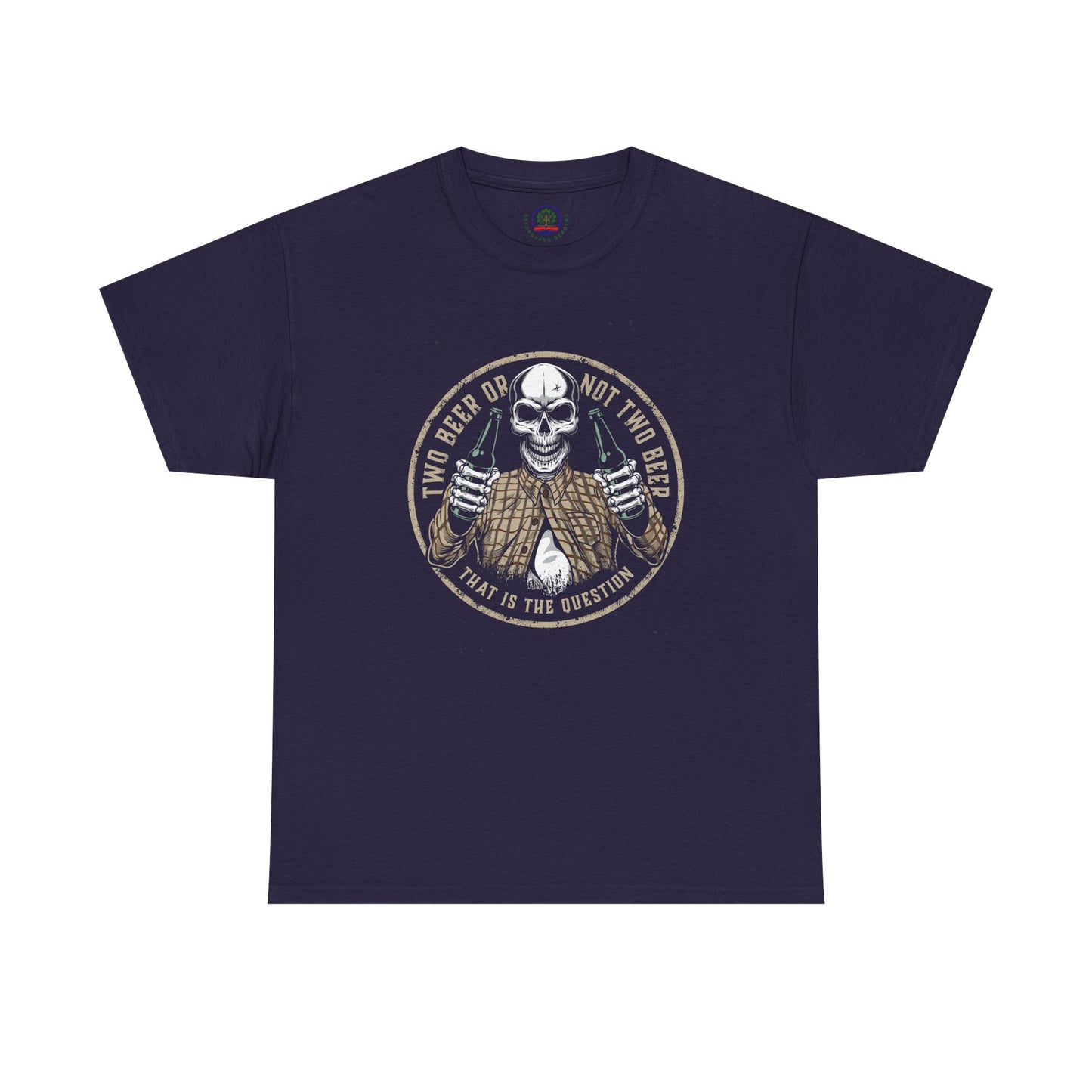 Funny Halloween Skeleton Tee, Two Beer or not Two Beer, Halloween Party Shirt