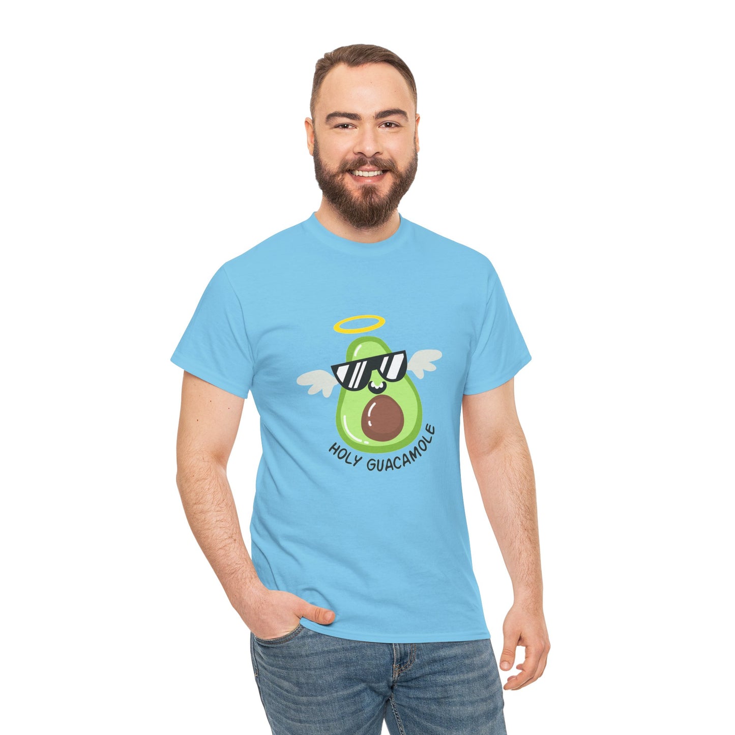 Holy Guacamole Avocado Tee, Unisex T-Shirt for Foodies, Casual Wear, Summer
