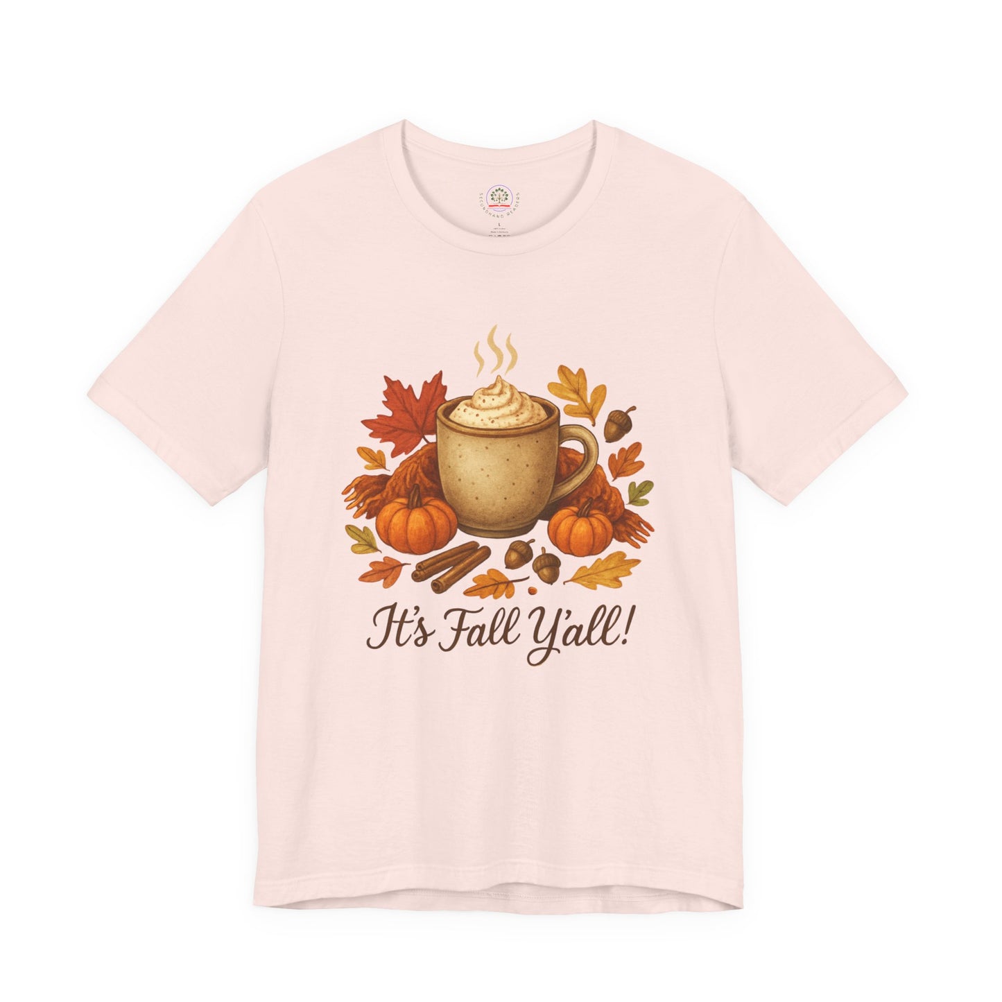 Fall Vibes Unisex Tee, It's Fall Y'all Autumn Shirt, Southern Accent T-Shirt