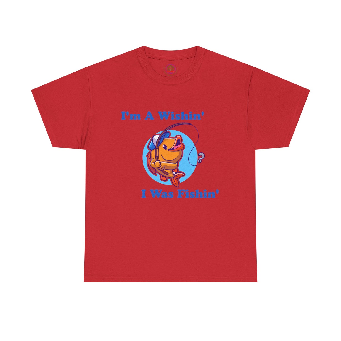 Funny Fishing T-Shirt, I'm A Wishin' I Was Fishin', Unisex Soft Tee, Fisherman