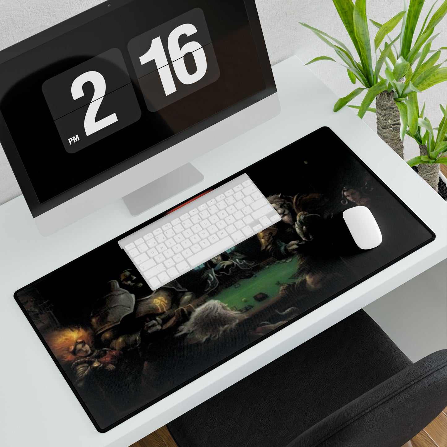 Gaming Desk Mat - Planeswalkers Poker Night Playmat, MTG, TCG Table Protector