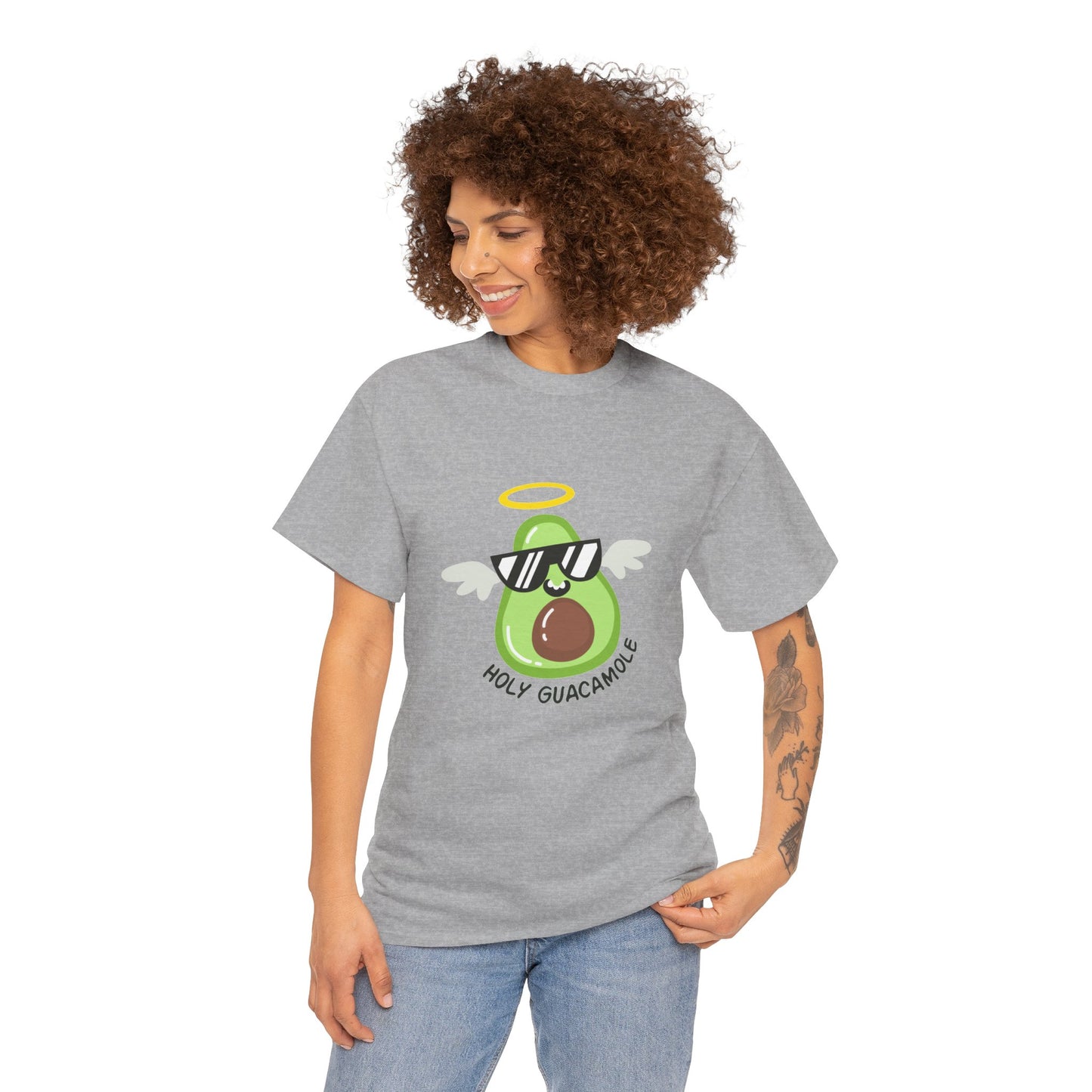 Holy Guacamole Avocado Tee, Unisex T-Shirt for Foodies, Casual Wear, Summer