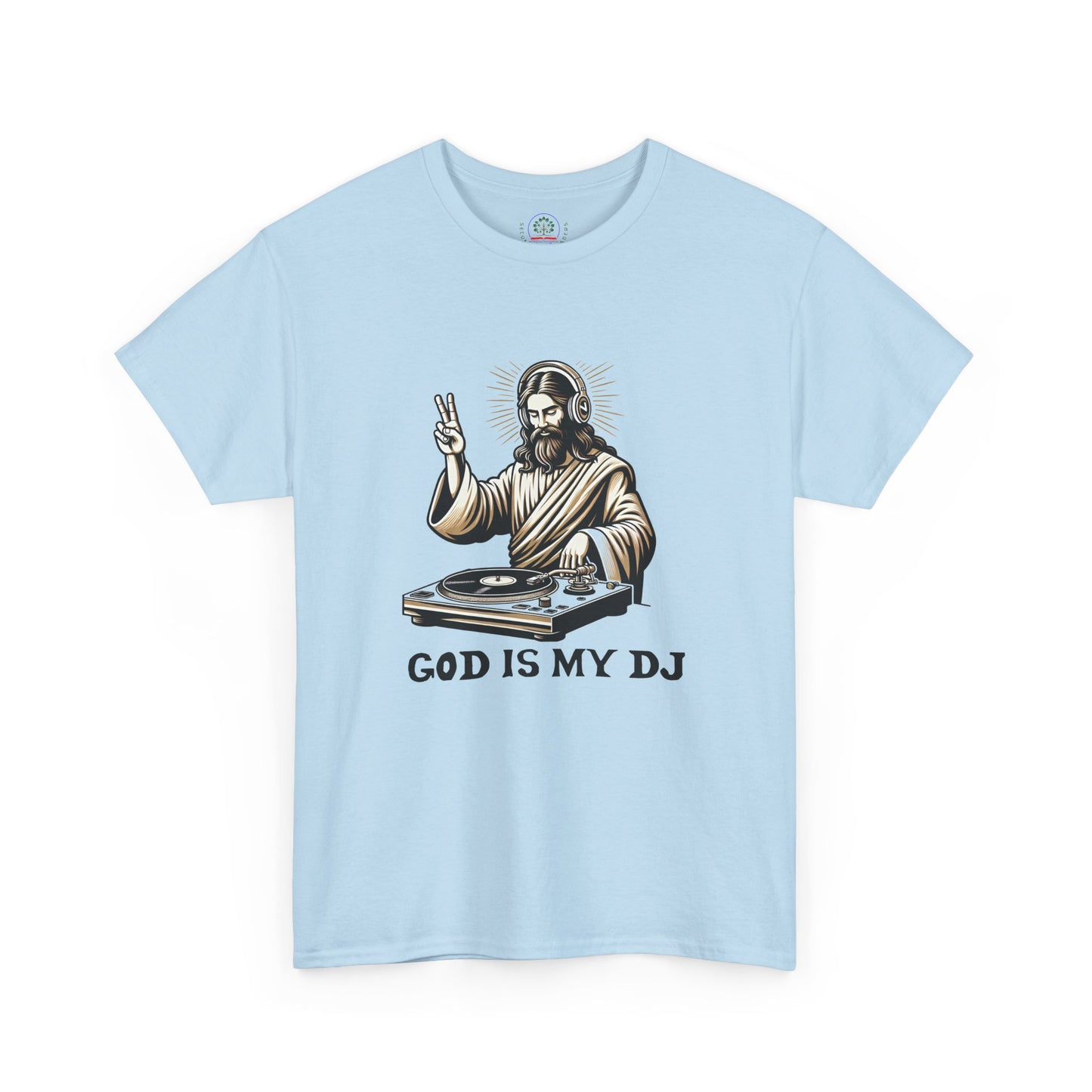 God is My DJ Funny Music Lover Gift Unisex Tee, Christian Humor Shirt, Softstyle T-Shirt