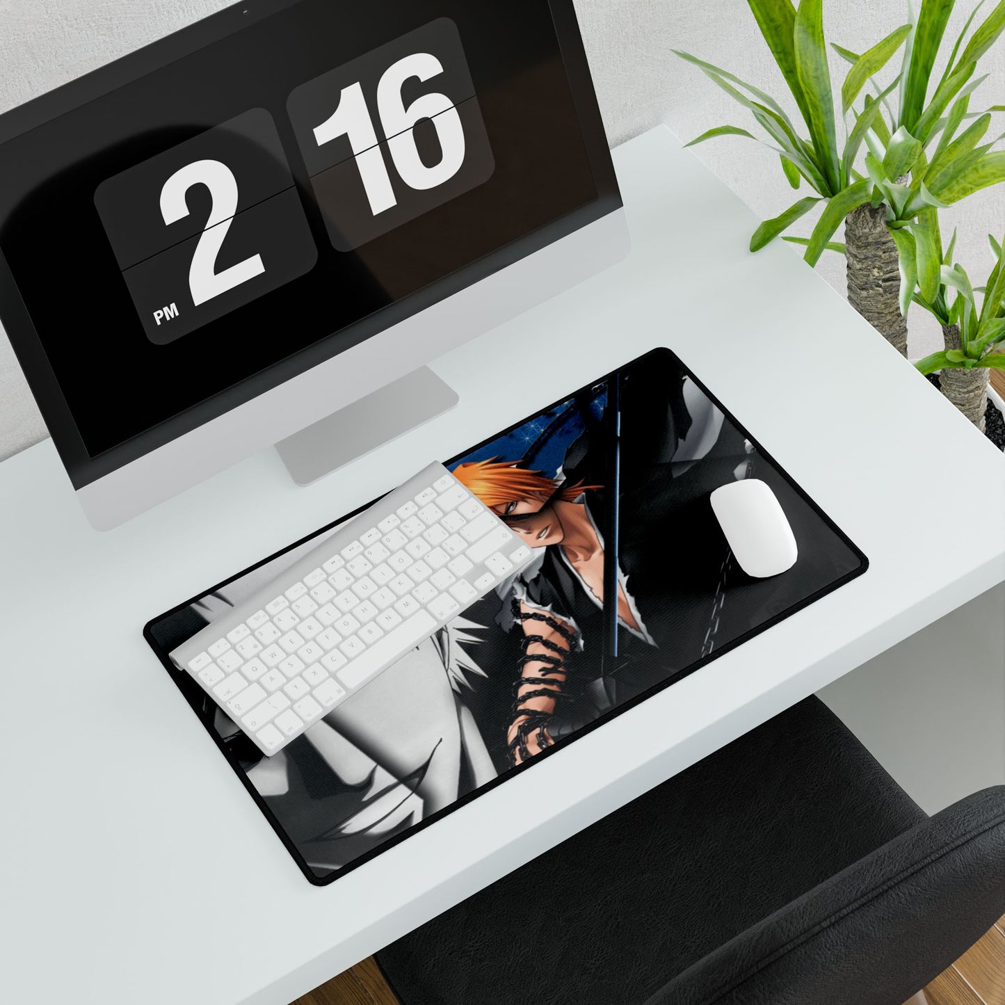 Anime Desk Mat, Bleach Thousand Year Blood War Playmat, MTG TCG, Gamer, Ichigo