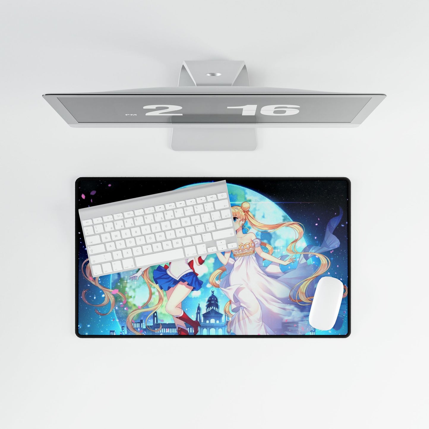 Sailor Moon Princess Serenity Desk Mat — Usagi Tsukino Anime Playmat, MTG TCG