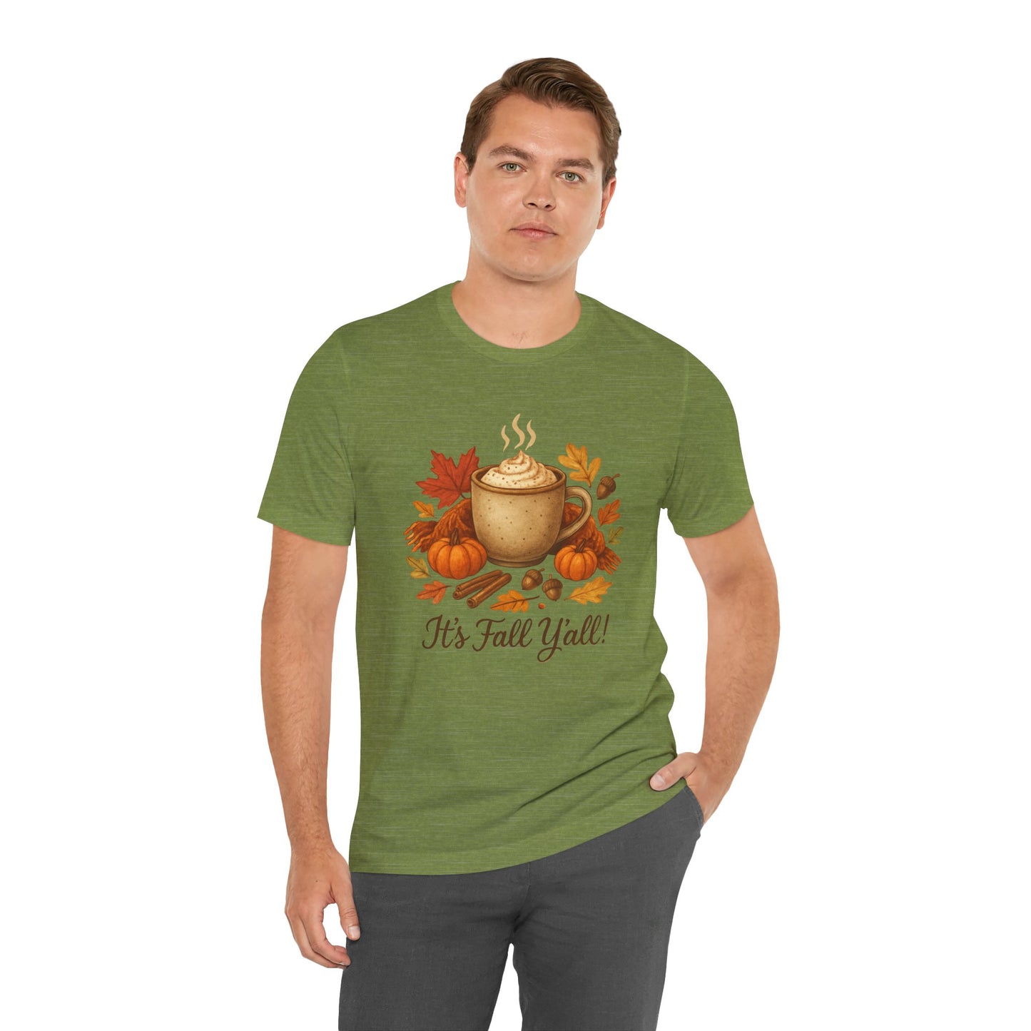 Fall Vibes Unisex Tee, It's Fall Y'all Autumn Shirt, Southern Accent T-Shirt