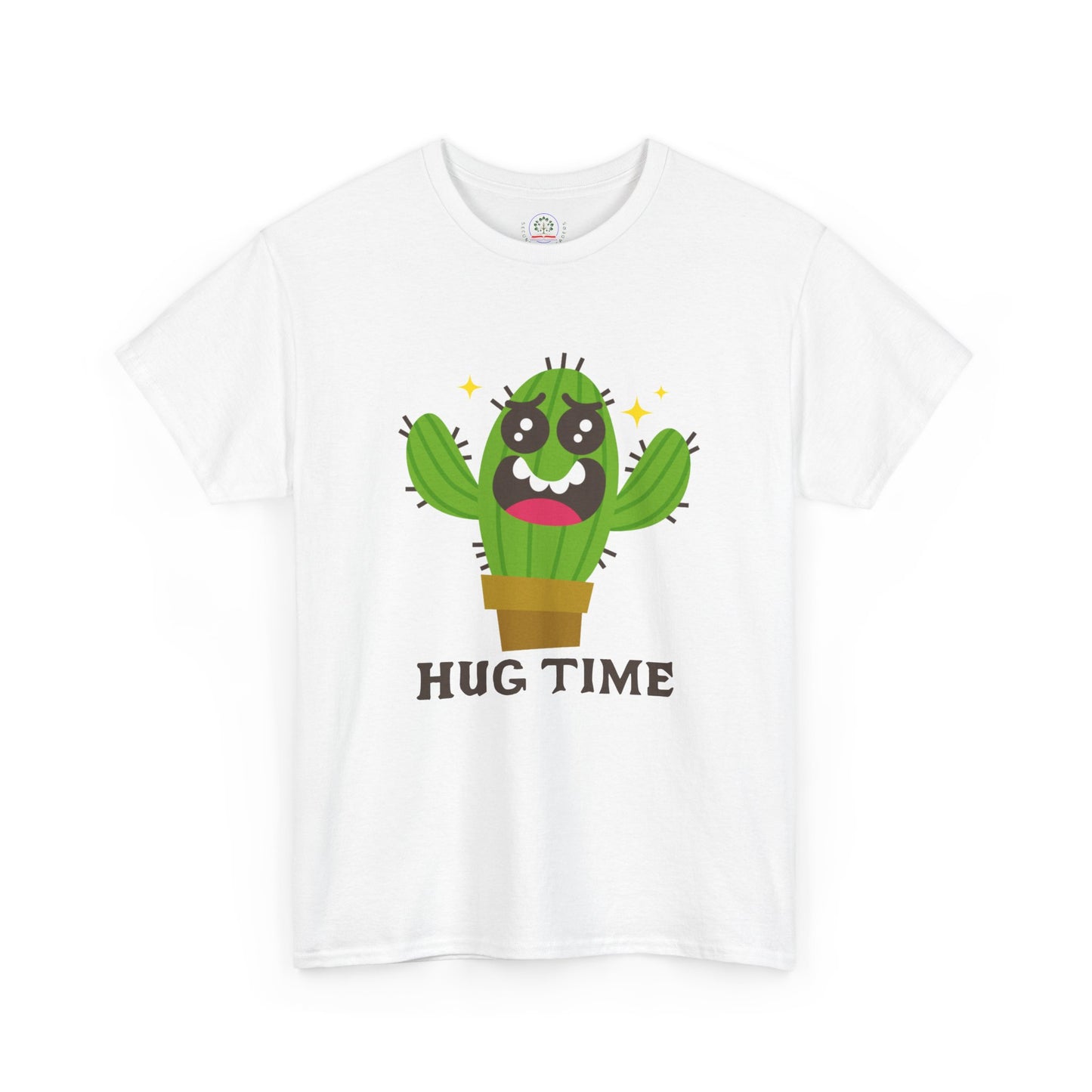 Cactus Hug Time T-Shirt, Plant Lover Gift, Funny Unisex Tee, Succulent Graphic