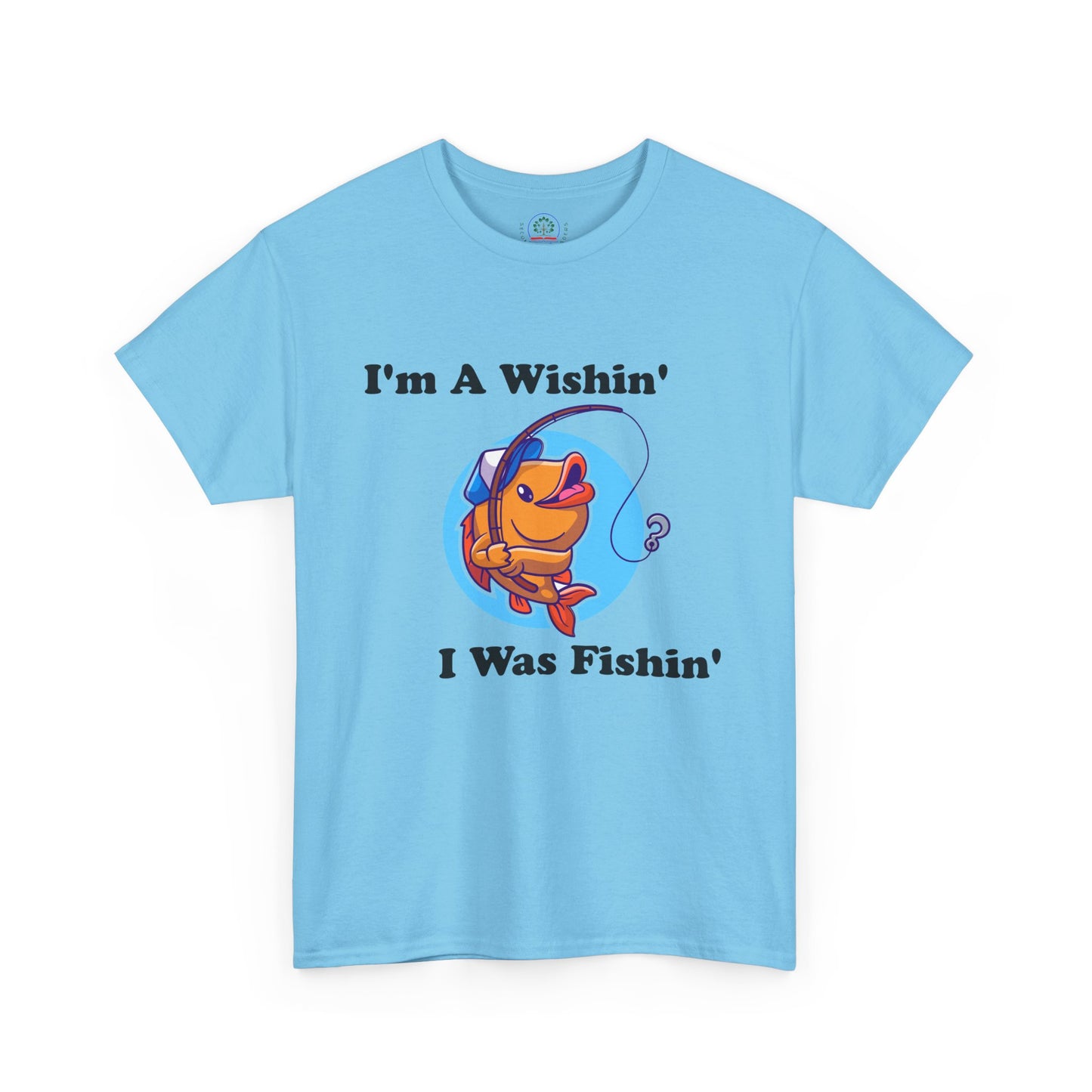 Funny Fishing T-Shirt, I'm A Wishin' I Was Fishin', Unisex Soft Tee, Fisherman