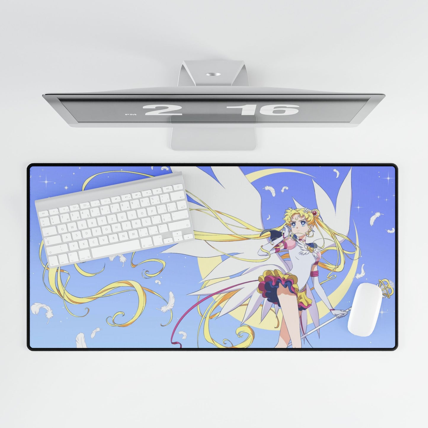 Magical Girl Desk Mat - Anime Theme, Eternal Sailor Moon Playmat, MTG, TCG