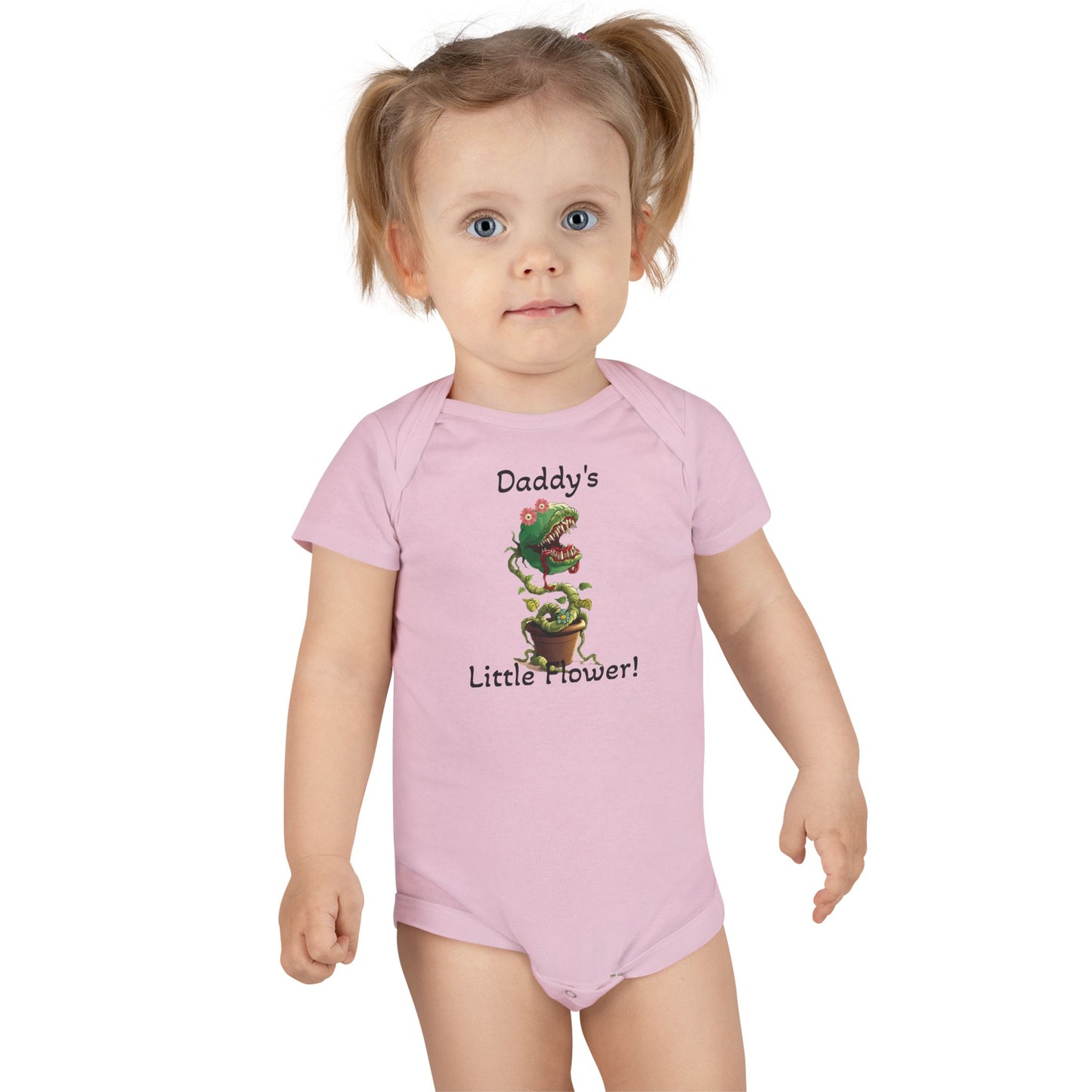 Baby Bodysuit, Daddy's Little Flower, Carnivore Plant, Cute Baby, Baby Clothing