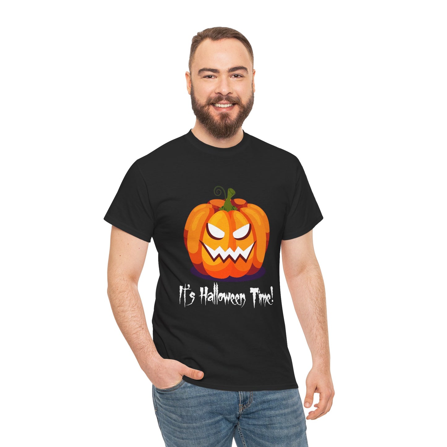 Halloween Pumpkin Tee, Unisex Shirt, Fall Apparel, Spooky Gift, Halloween Time