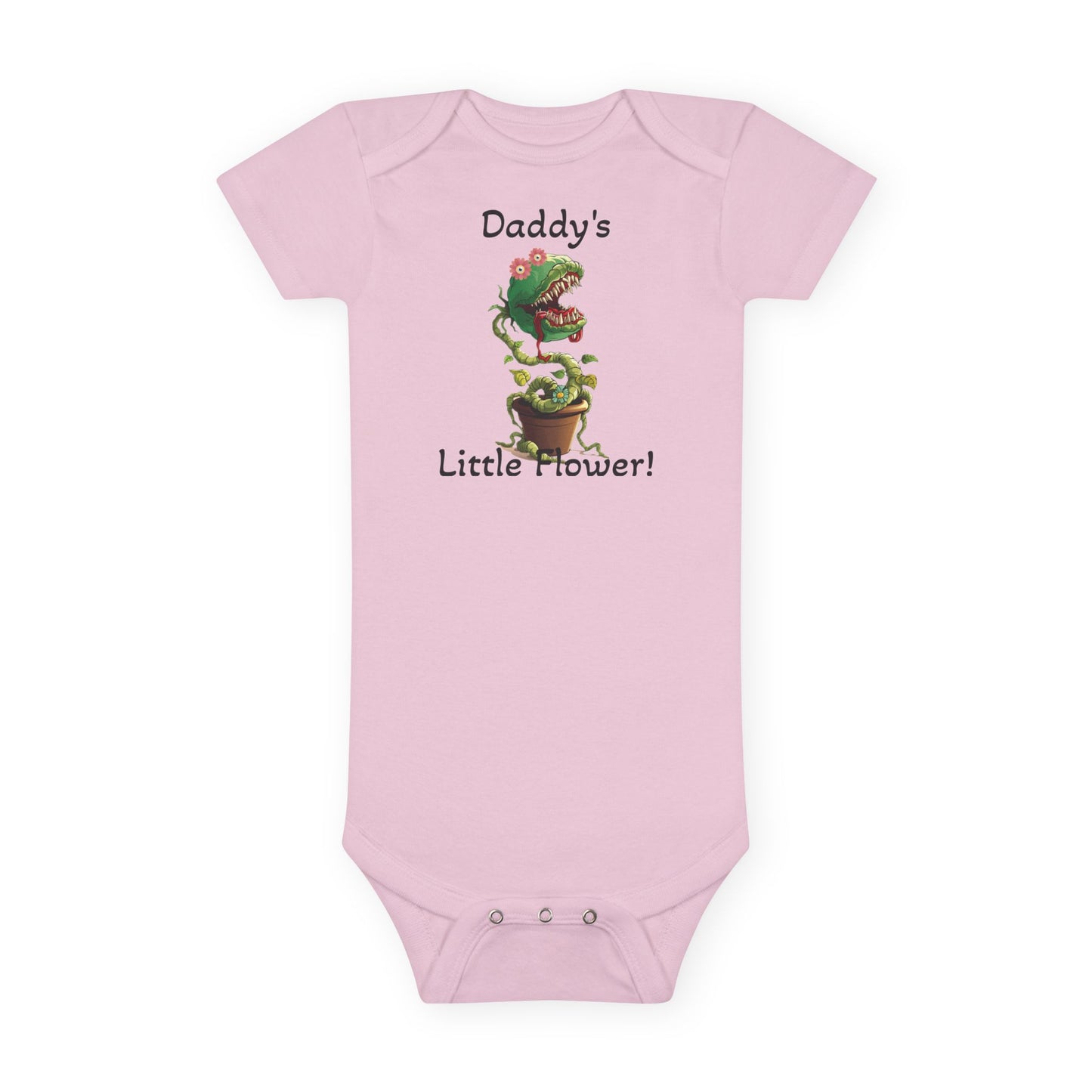 Baby Bodysuit, Daddy's Little Flower, Carnivore Plant, Cute Baby, Baby Clothing