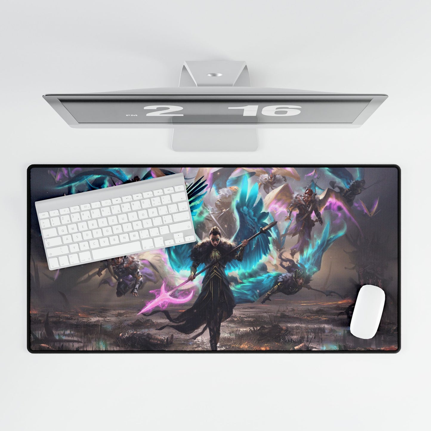 Gaming Desk Mat, Rampage of the Valkyries Playmat, Mouse Pad, MTG, TCG