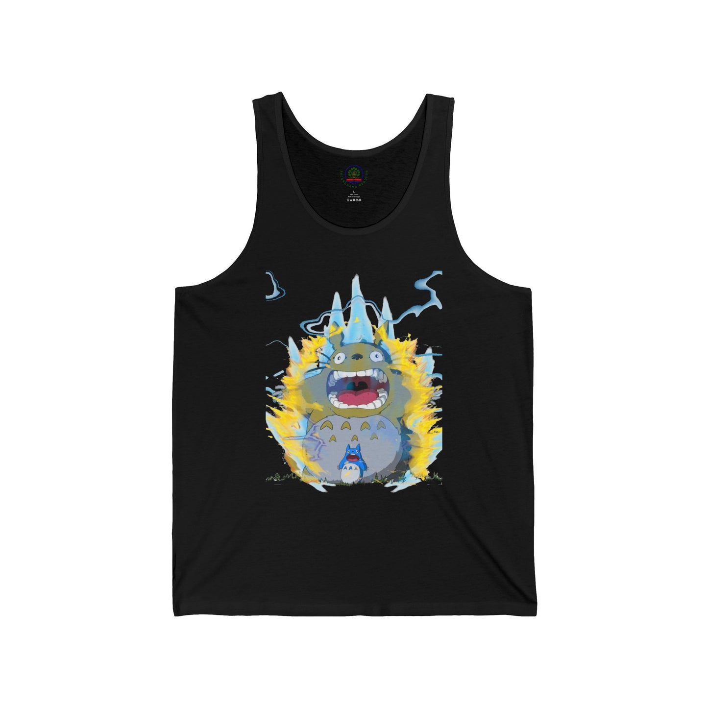 Anime Tank Top, Studio Ghibli Shirt, Totoro Super Saiyan Dragon Ball Unisex
