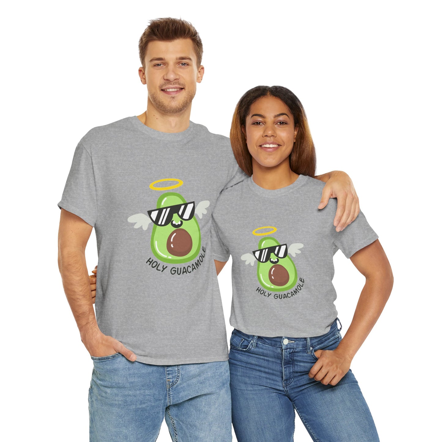 Holy Guacamole Avocado Tee, Unisex T-Shirt for Foodies, Casual Wear, Summer