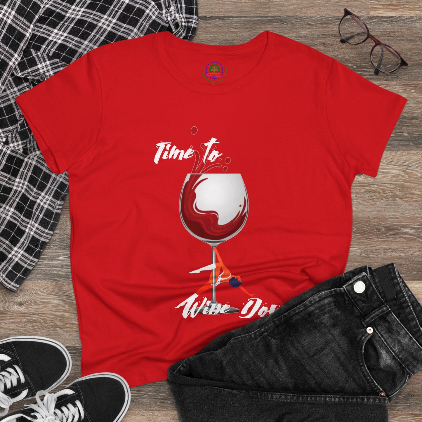 Wine Down Tee, Funny Wine Lovers Shirt, Pole Dancer T-shirt, Wine Lover Gift