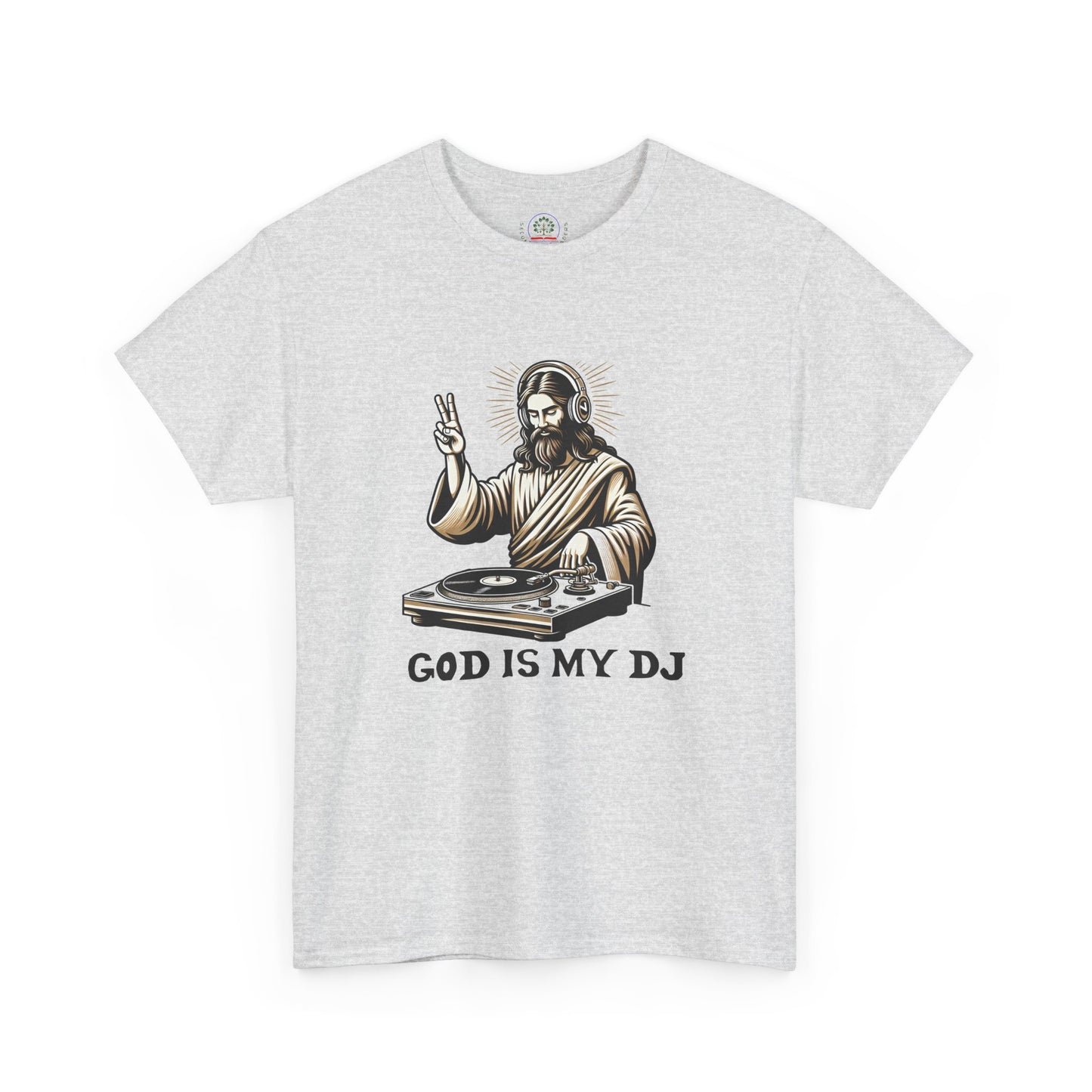 God is My DJ Funny Music Lover Gift Unisex Tee, Christian Humor Shirt, Softstyle T-Shirt