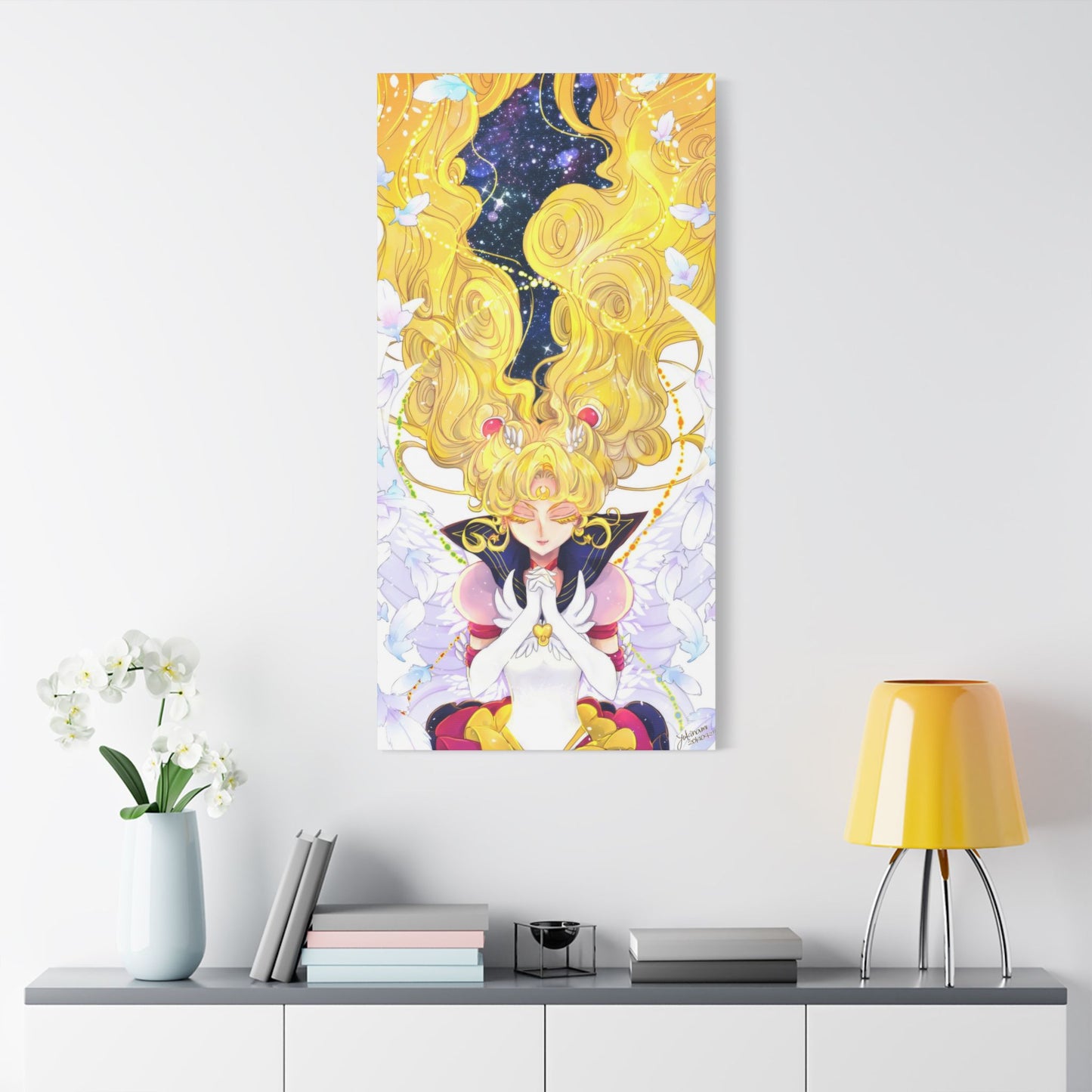 Anime Canvas, Eternal Sailor Moon Wall Art, Satin Print, Stretched Painting