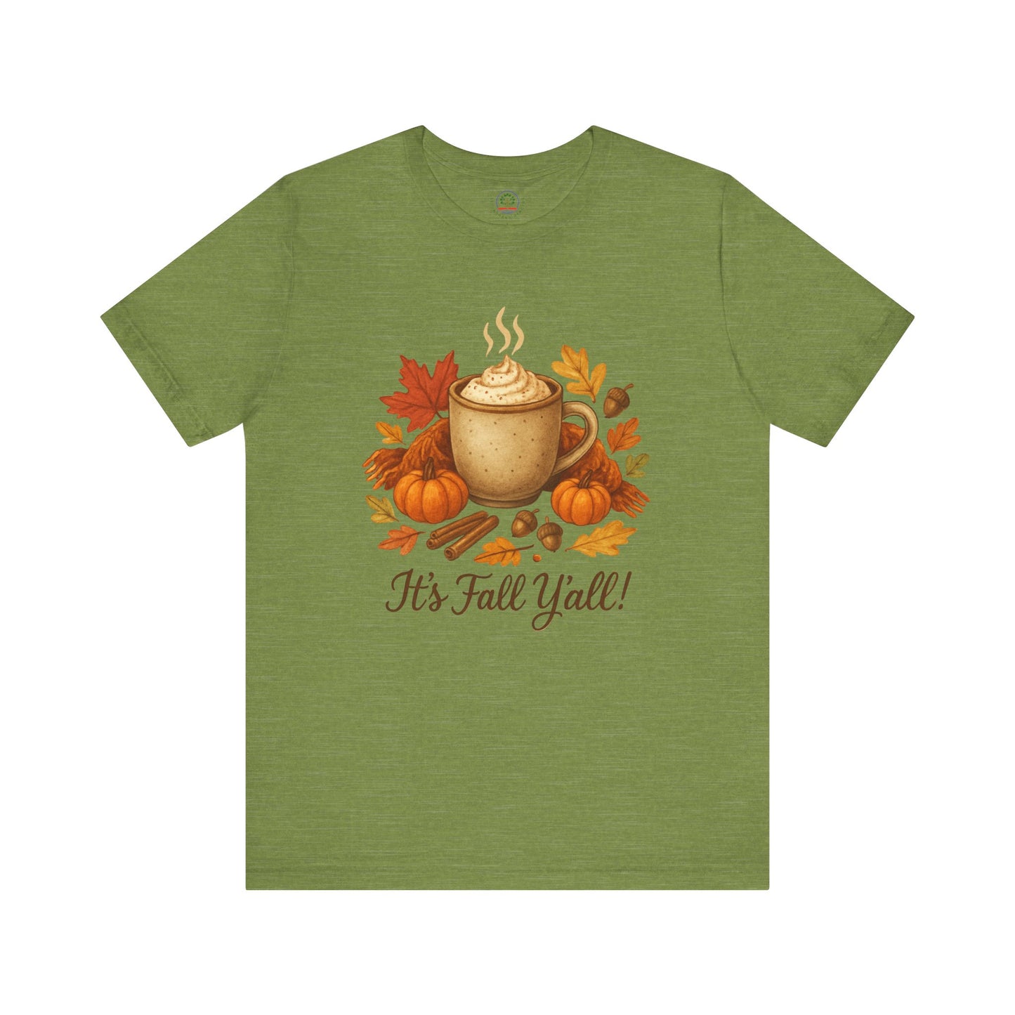 Fall Vibes Unisex Tee, It's Fall Y'all Autumn Shirt, Southern Accent T-Shirt
