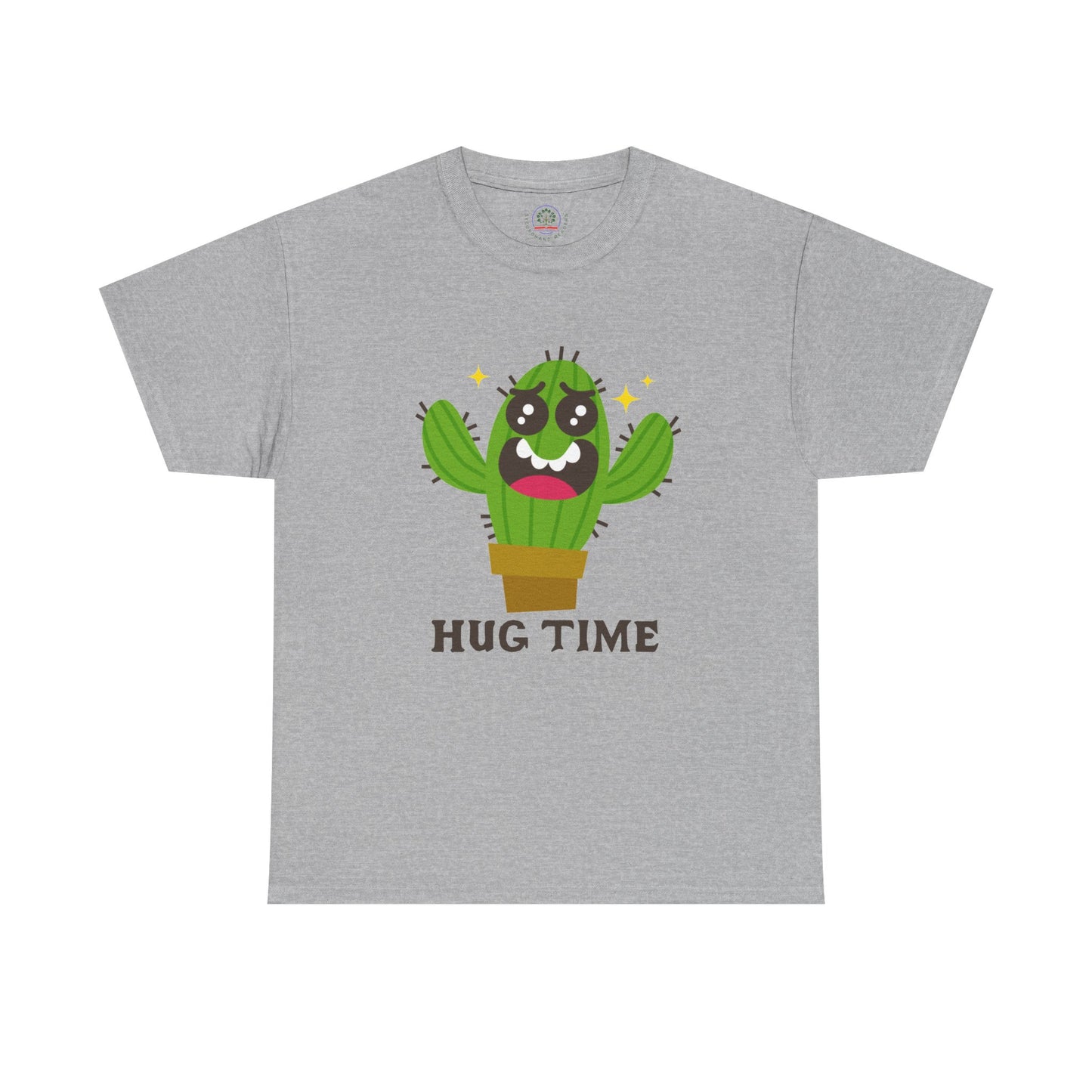 Cactus Hug Time T-Shirt, Plant Lover Gift, Funny Unisex Tee, Succulent Graphic