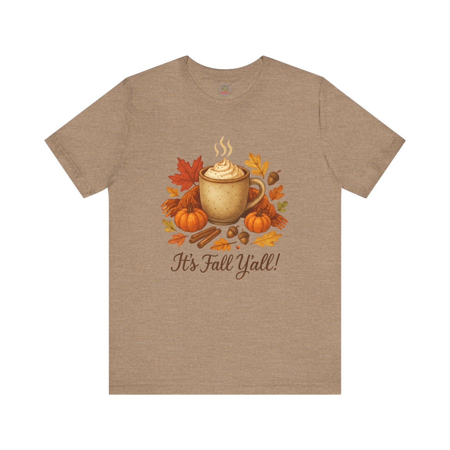 Fall Vibes Unisex Tee, It's Fall Y'all Autumn Shirt, Southern Accent T-Shirt