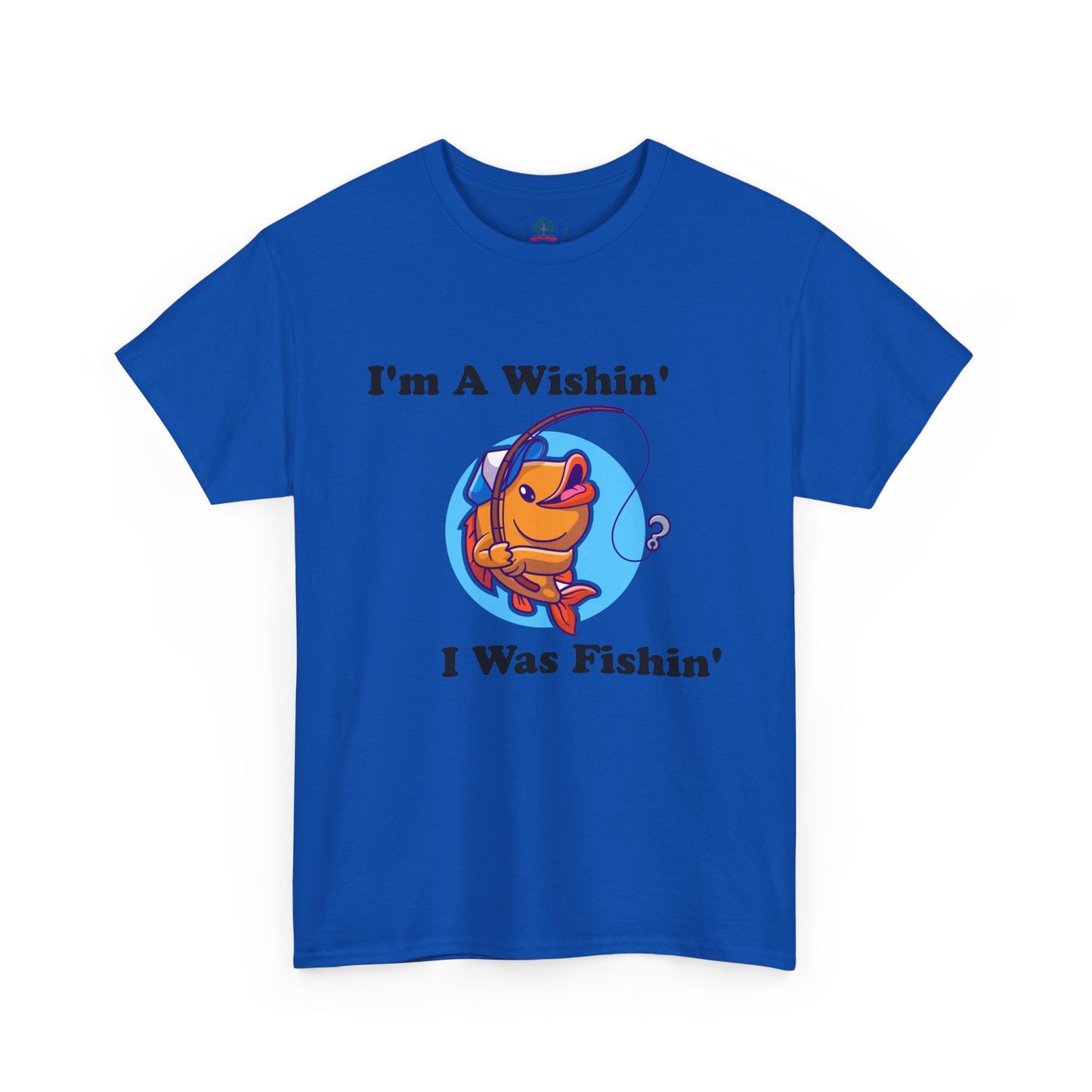 Funny Fishing T-Shirt, I'm A Wishin' I Was Fishin', Unisex Soft Tee, Fisherman