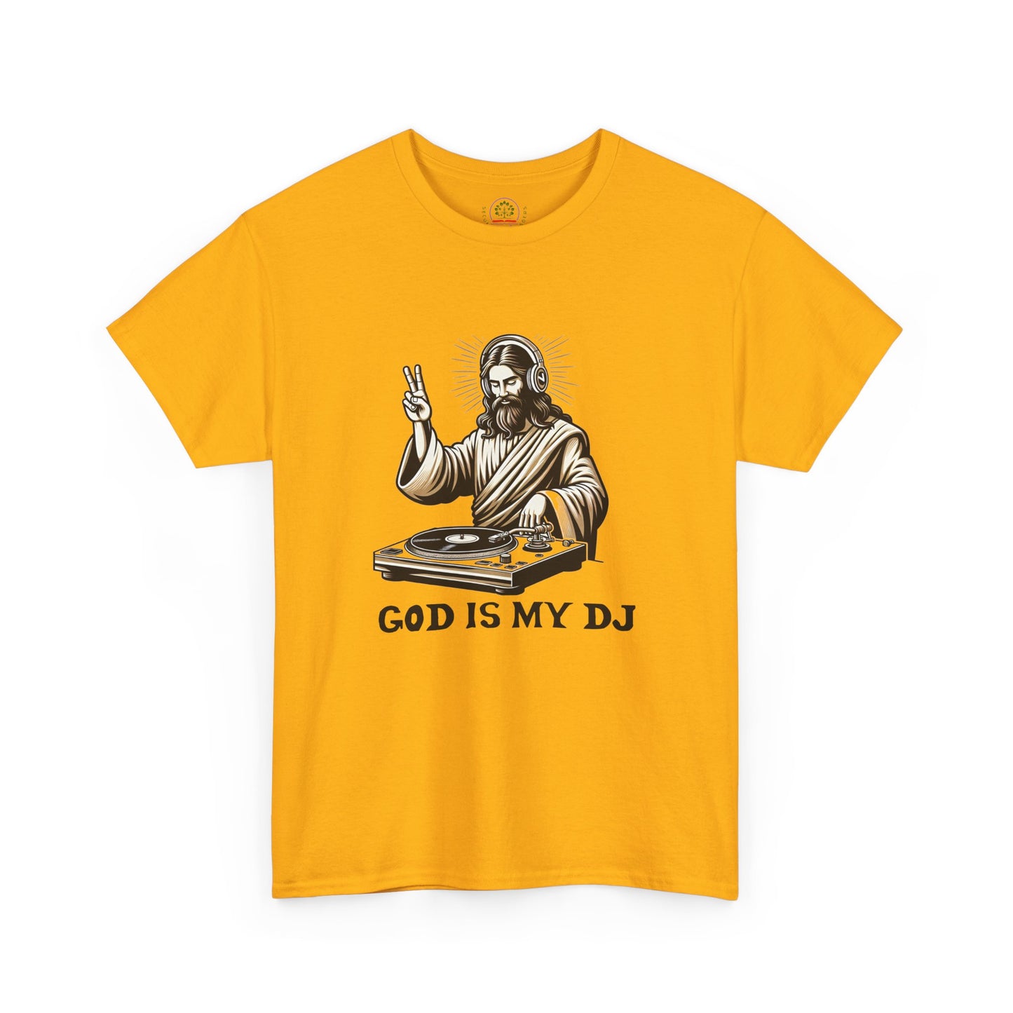 God is My DJ Funny Music Lover Gift Unisex Tee, Christian Humor Shirt, Softstyle T-Shirt