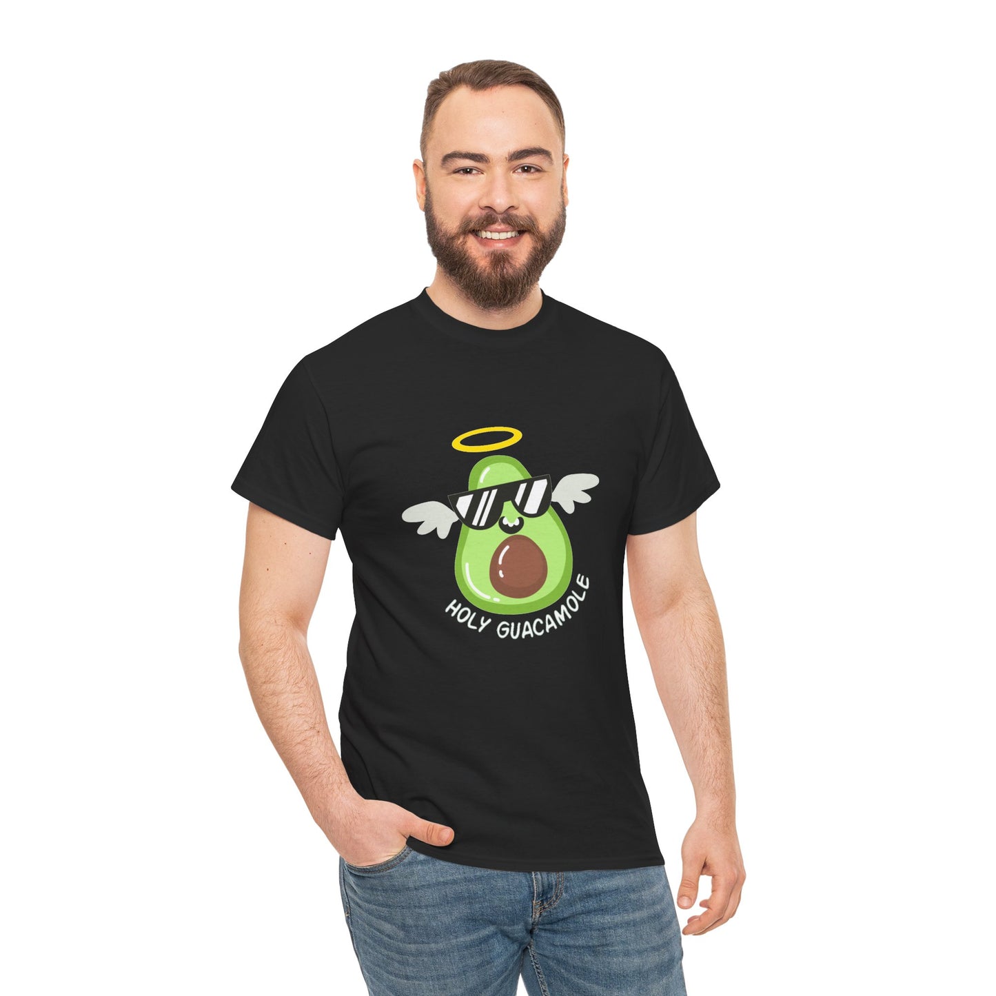 Holy Guacamole Avocado Tee, Unisex T-Shirt for Foodies, Casual Wear, Summer