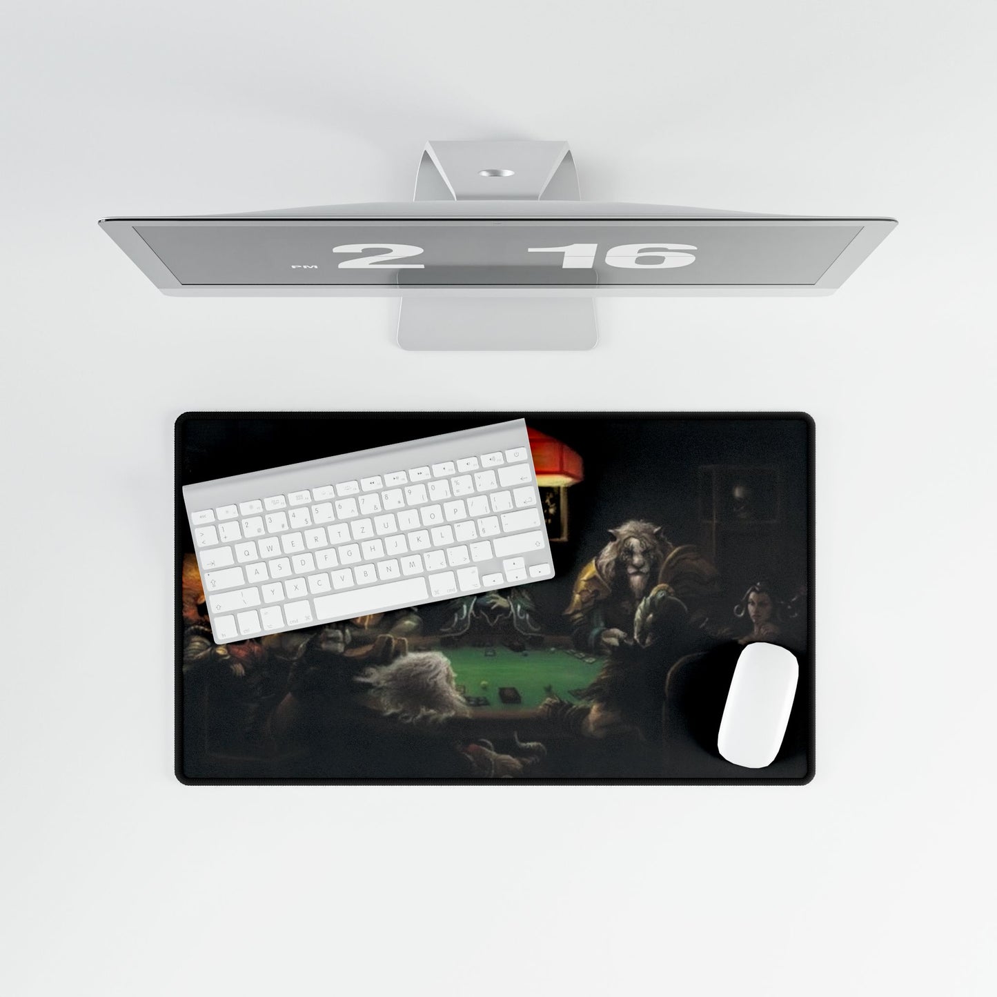 Gaming Desk Mat - Planeswalkers Poker Night Playmat, MTG, TCG Table Protector