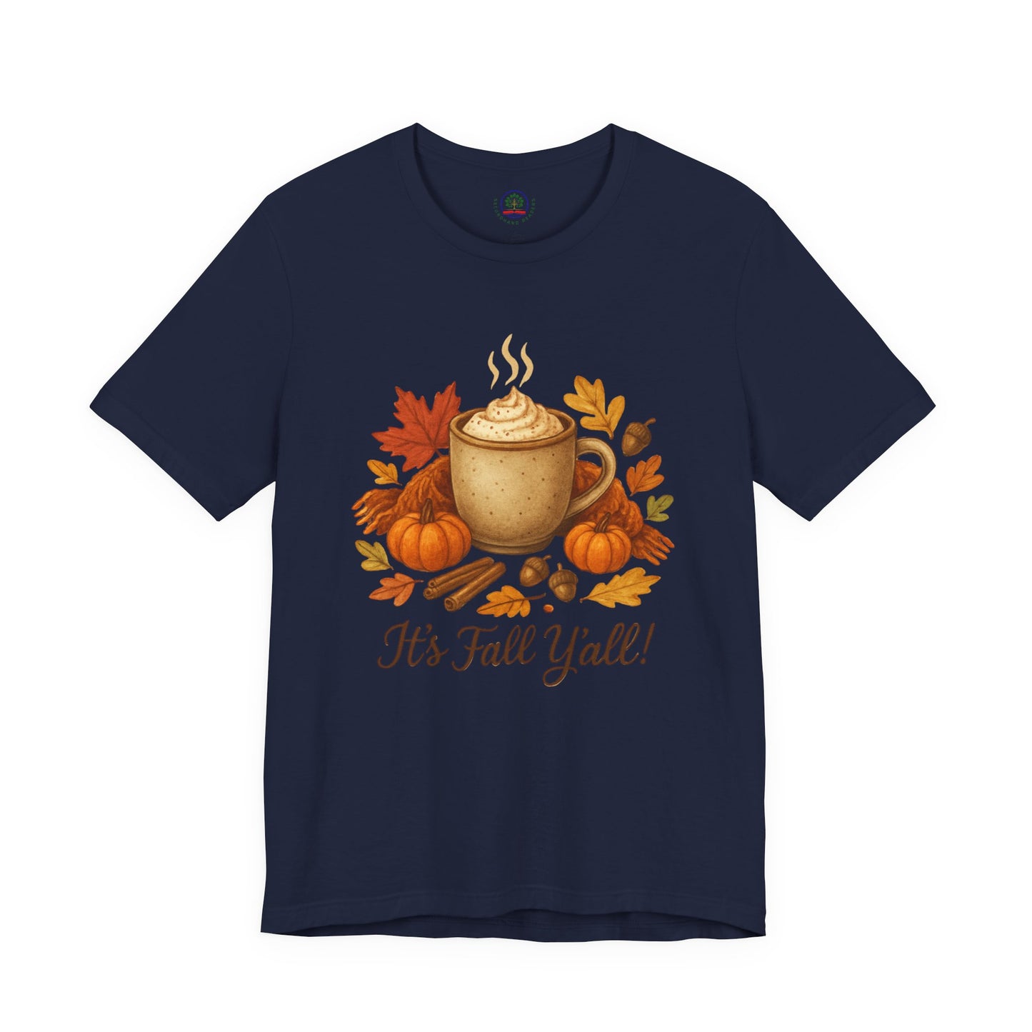 Fall Vibes Unisex Tee, It's Fall Y'all Autumn Shirt, Southern Accent T-Shirt