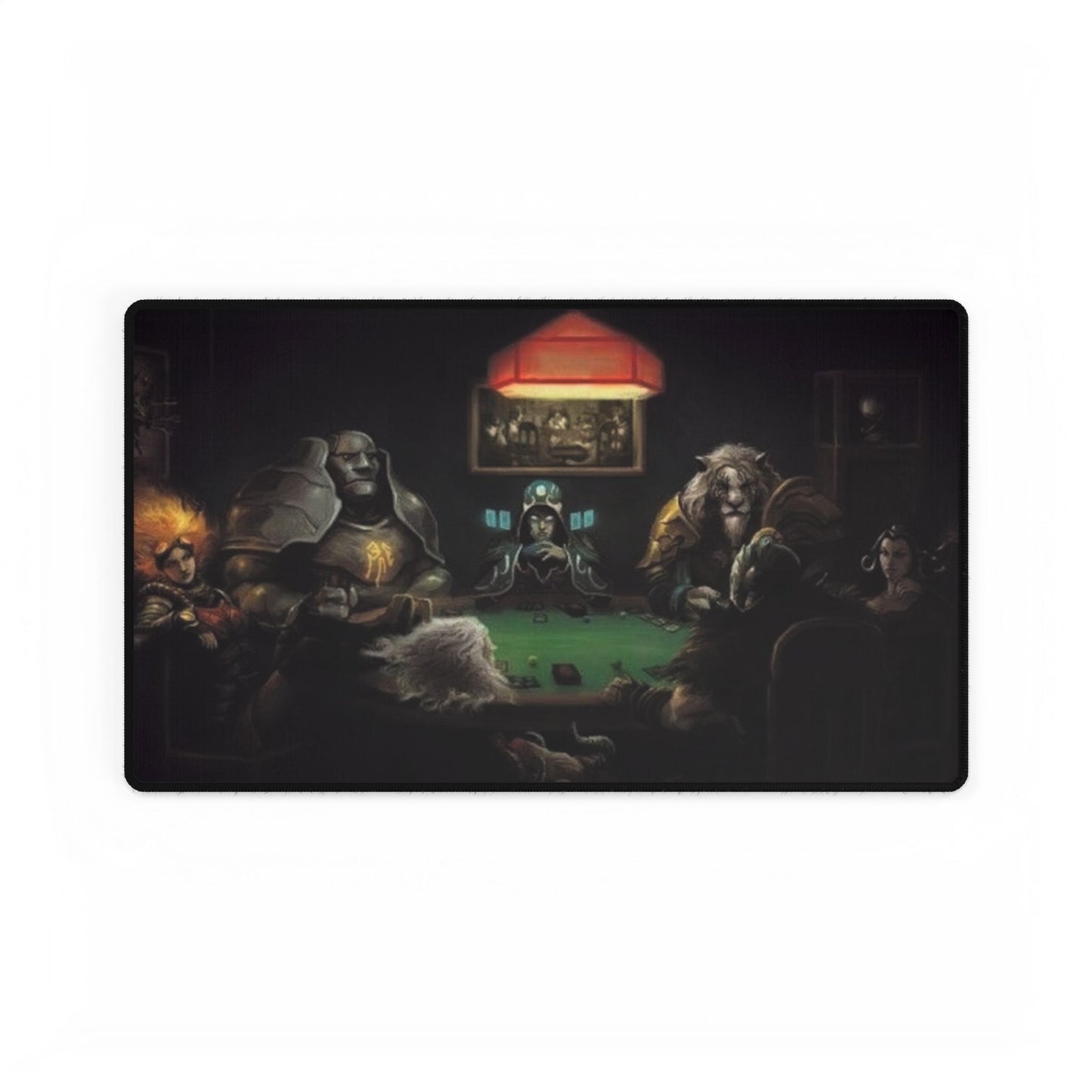 Gaming Desk Mat - Planeswalkers Poker Night Playmat, MTG, TCG Table Protector