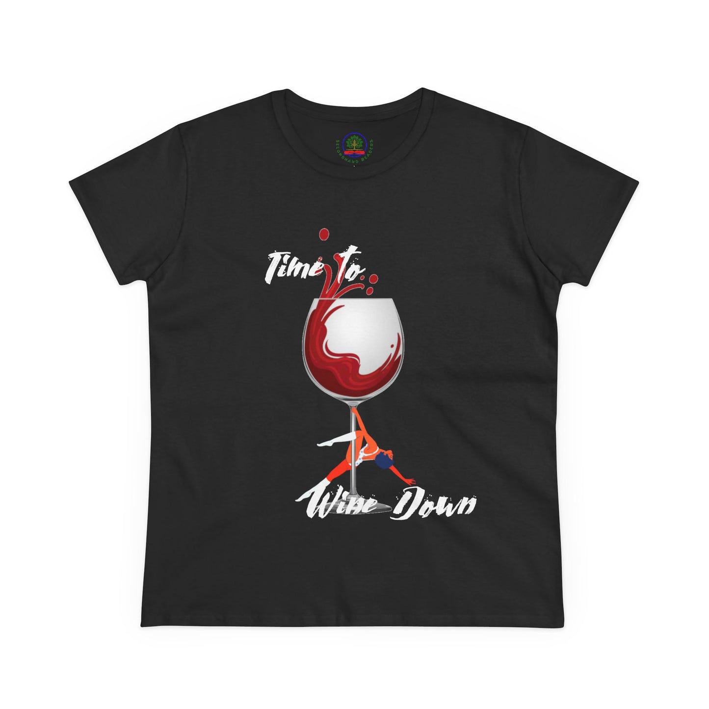 Wine Down Tee, Funny Wine Lovers Shirt, Pole Dancer T-shirt, Wine Lover Gift