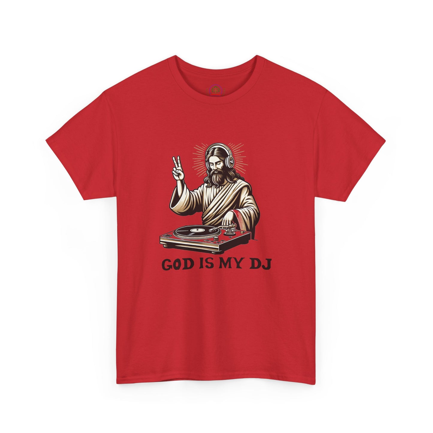 God is My DJ Funny Music Lover Gift Unisex Tee, Christian Humor Shirt, Softstyle T-Shirt